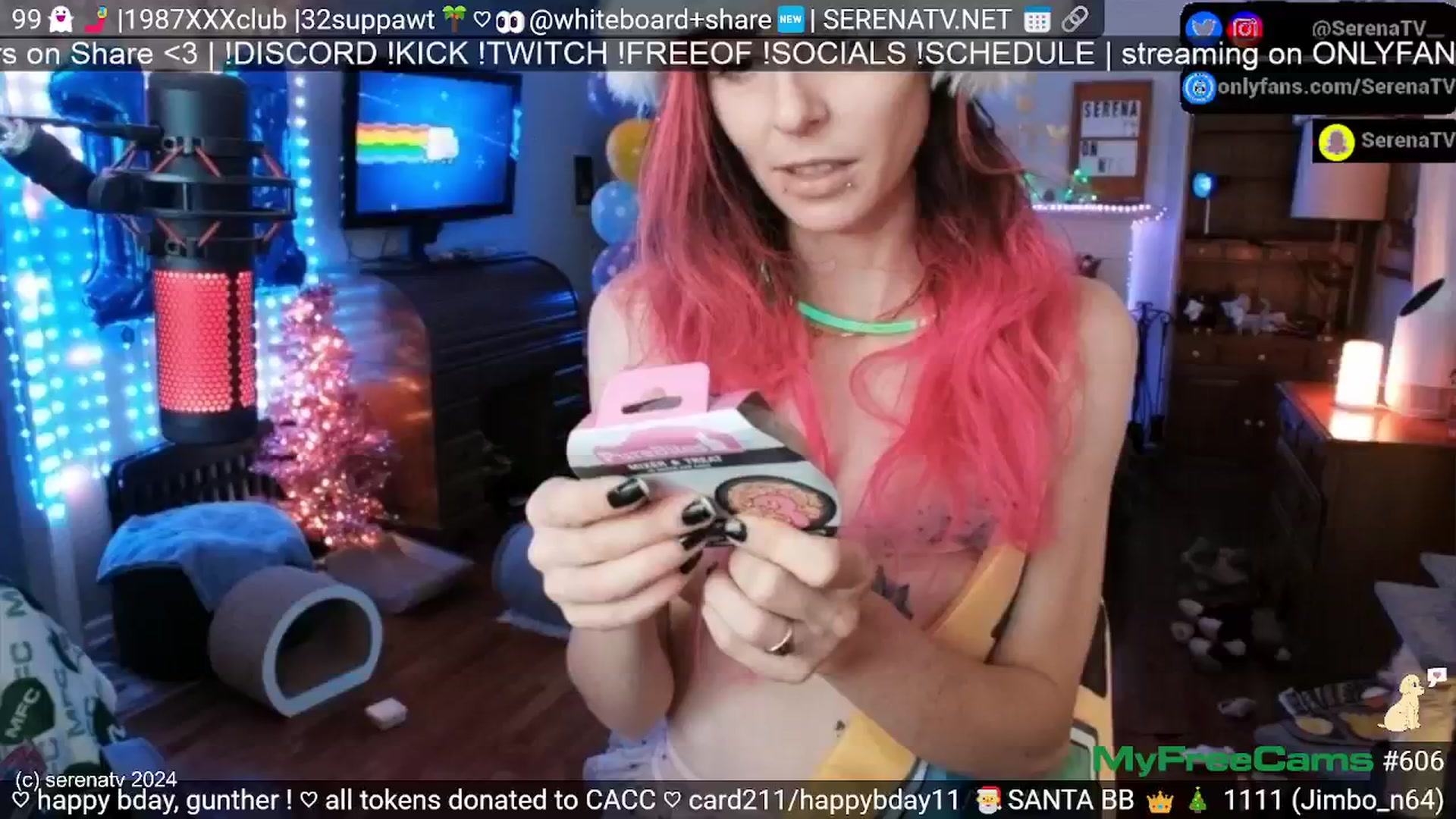 Gallery image thumbnail from serenatv's myfreecams stream on, 07/08/2024, 20:21 image 17 of 20