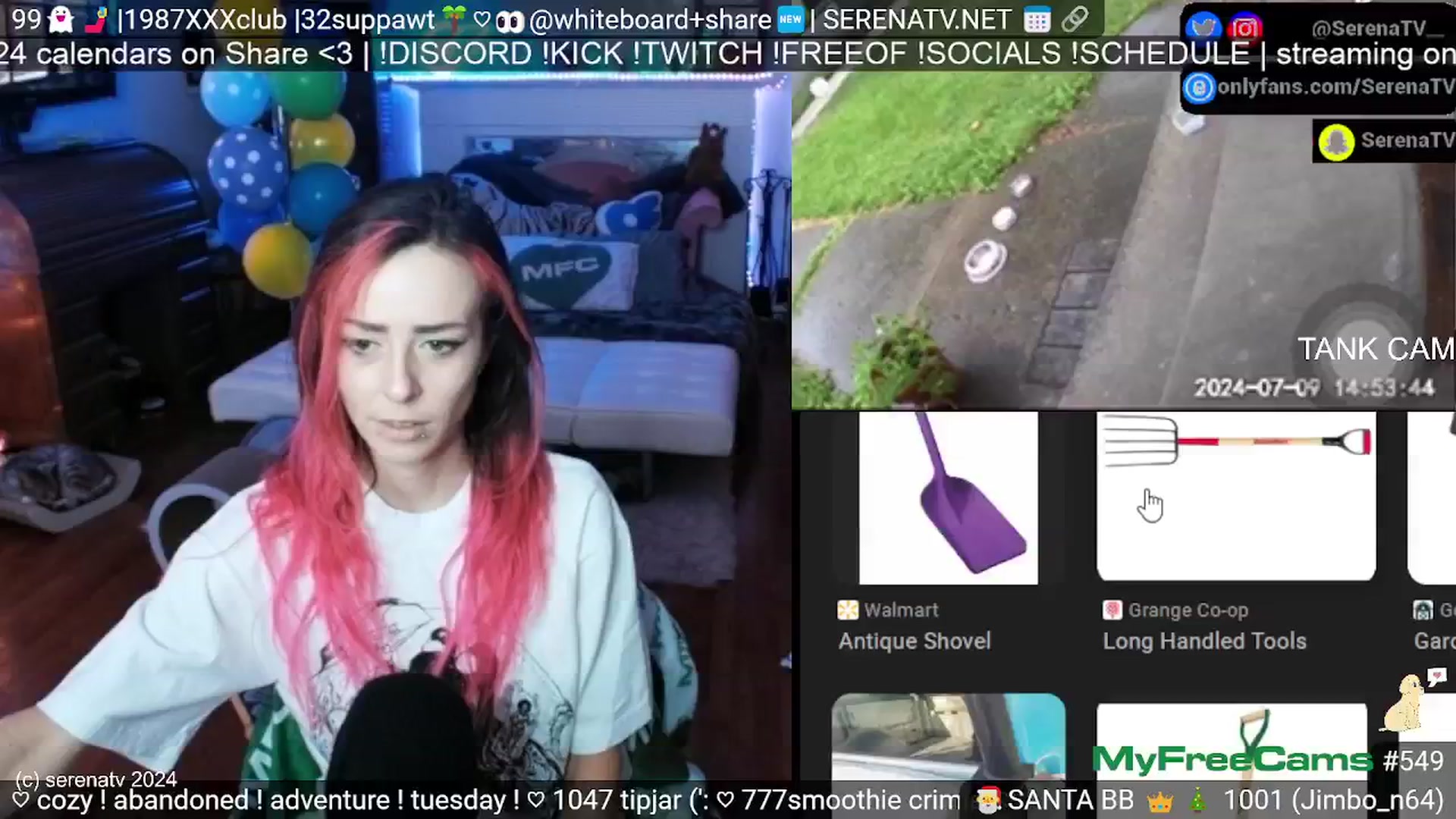 Gallery image thumbnail from serenatv's myfreecams stream on, 07/09/2024, 20:15 image 15 of 20