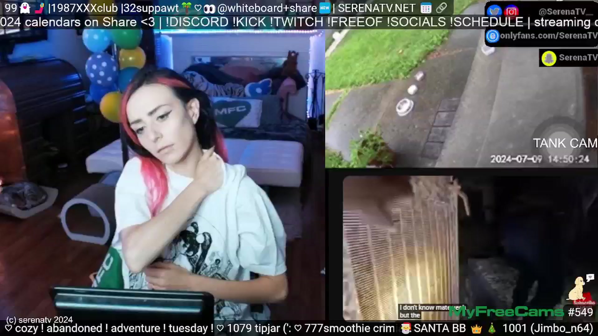 Gallery image thumbnail from serenatv's myfreecams stream on, 07/09/2024, 20:15 image 14 of 20