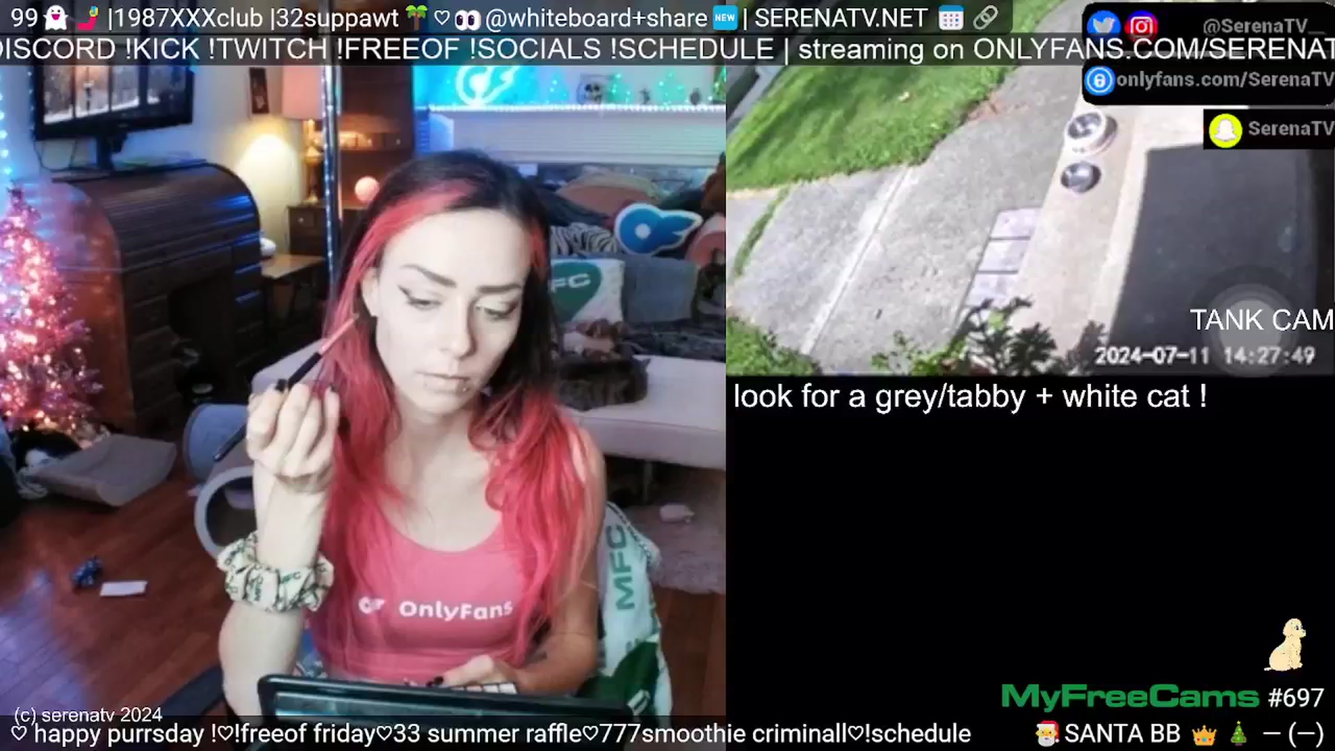 Gallery image thumbnail from serenatv's myfreecams stream on, 07/11/2024, 19:36 image 16 of 20