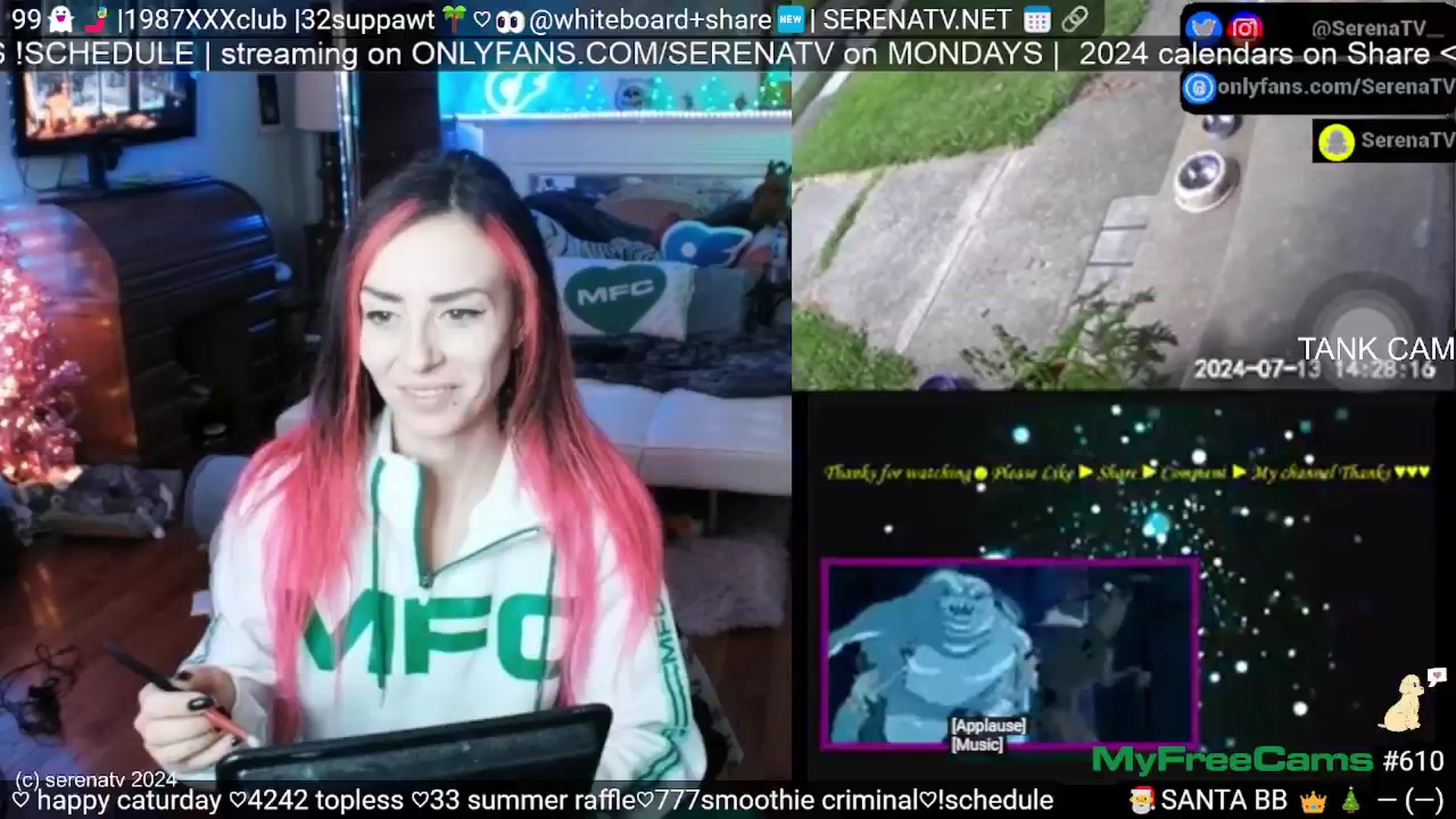 Gallery image thumbnail from serenatv's myfreecams stream on, 07/13/2024, 19:54 image 11 of 20