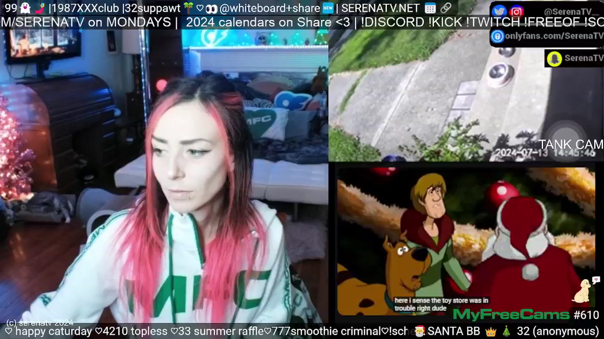Gallery image thumbnail from serenatv's myfreecams stream on, 07/13/2024, 19:54 image 18 of 20