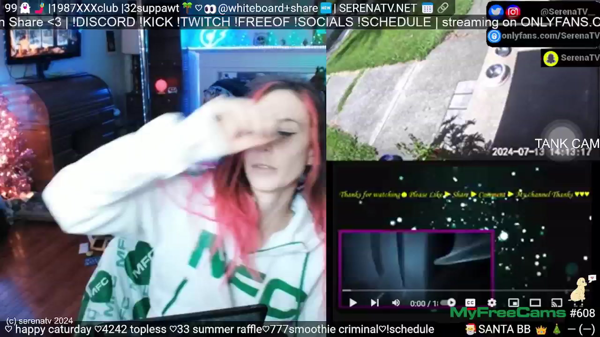 Gallery image thumbnail from serenatv's myfreecams stream on, 07/13/2024, 19:54 image 5 of 20