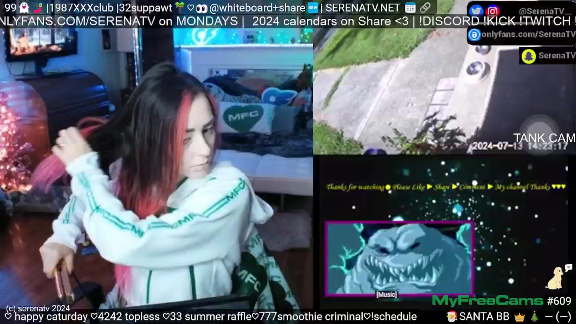 Gallery image thumbnail from serenatv's myfreecams stream on, 07/13/2024, 19:54 image 9 of 20