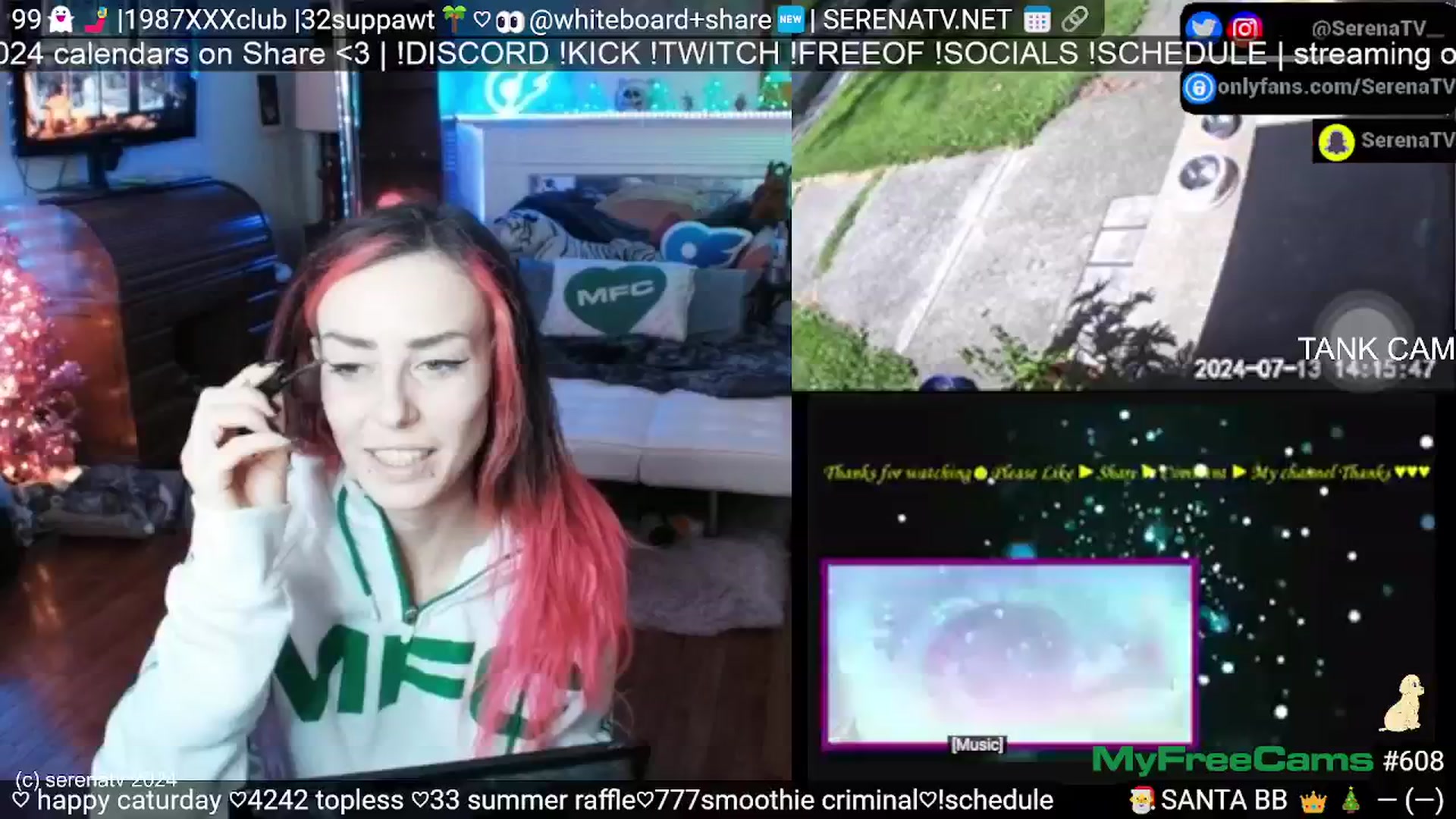 Gallery image thumbnail from serenatv's myfreecams stream on, 07/13/2024, 19:54 image 6 of 20