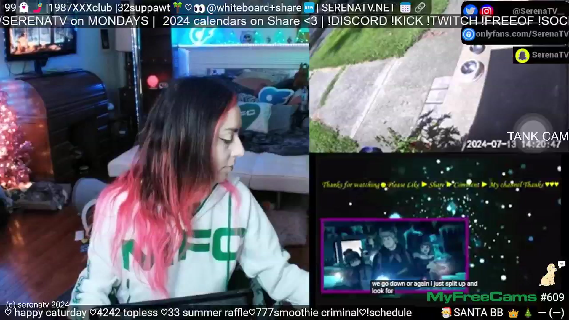 Gallery image thumbnail from serenatv's myfreecams stream on, 07/13/2024, 19:54 image 8 of 20