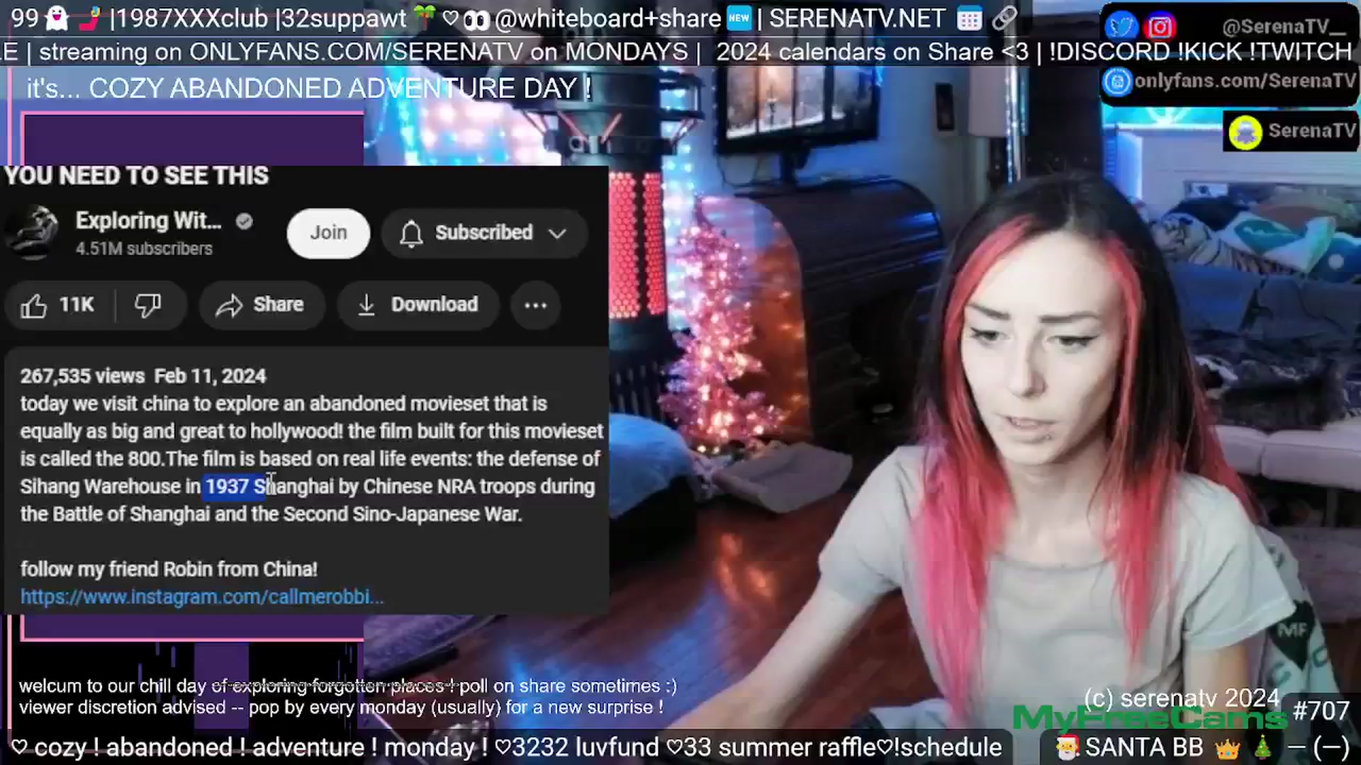 Gallery image thumbnail from serenatv's myfreecams stream on, 07/15/2024, 20:03 image 6 of 20