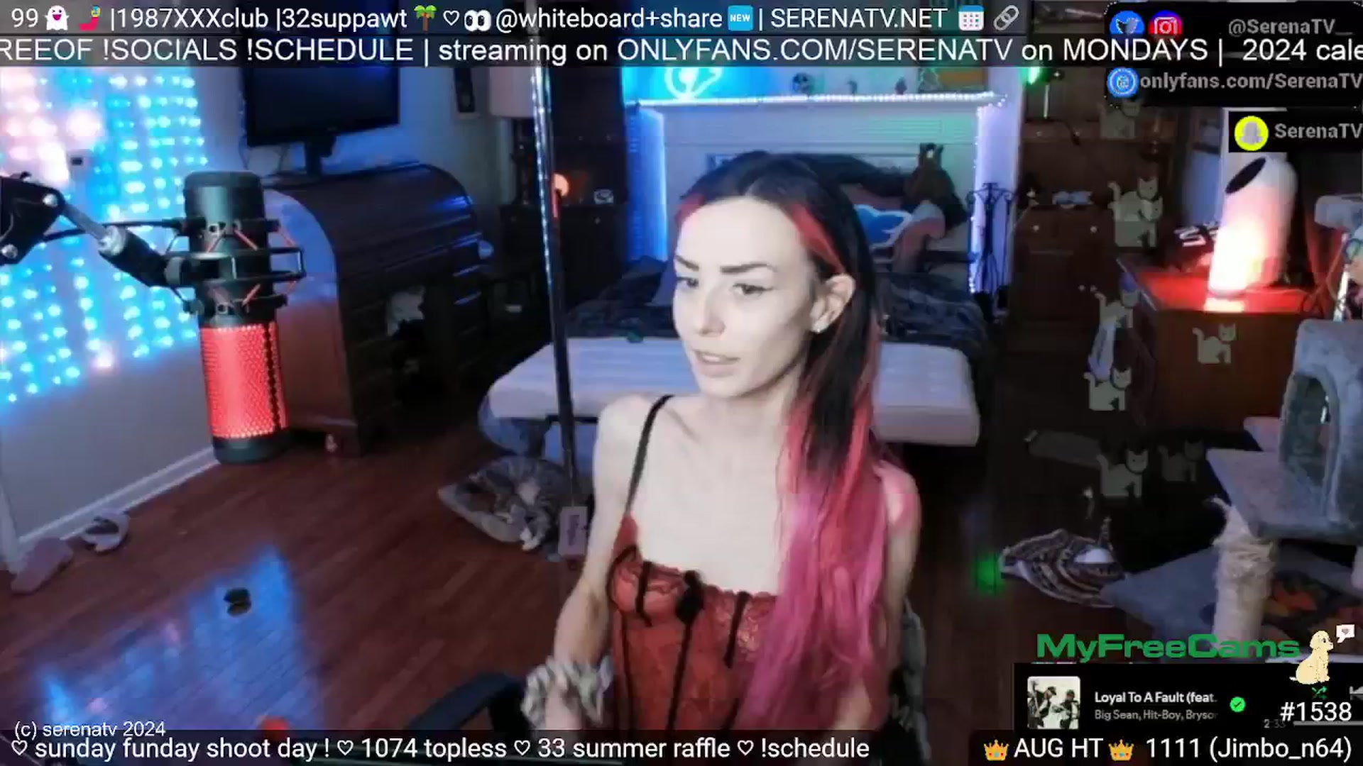 Gallery image thumbnail from serenatv's myfreecams stream on, 08/04/2024, 20:05 image 8 of 20