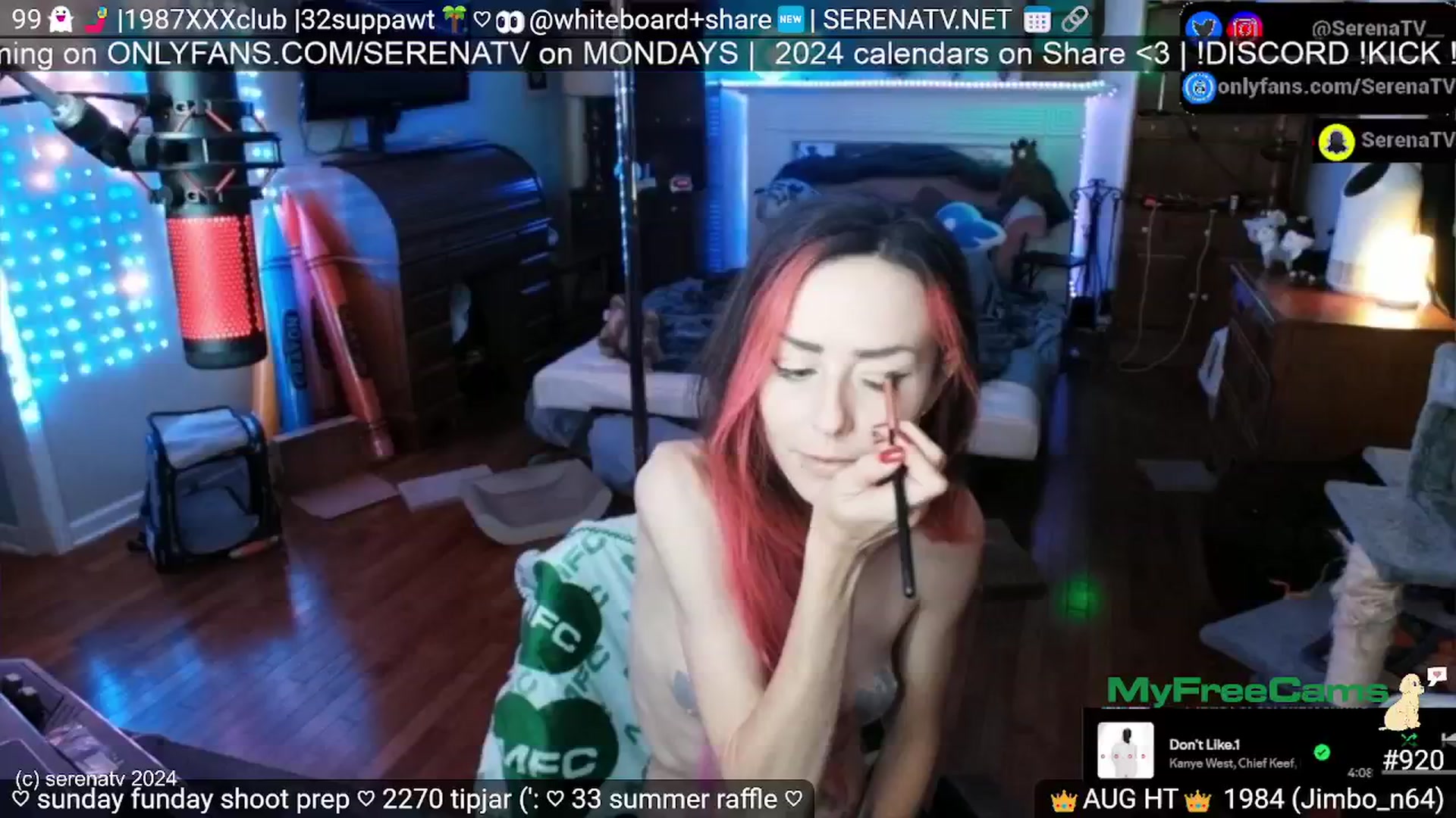 Gallery image thumbnail from serenatv's myfreecams stream on, 08/18/2024, 20:05 image 15 of 20