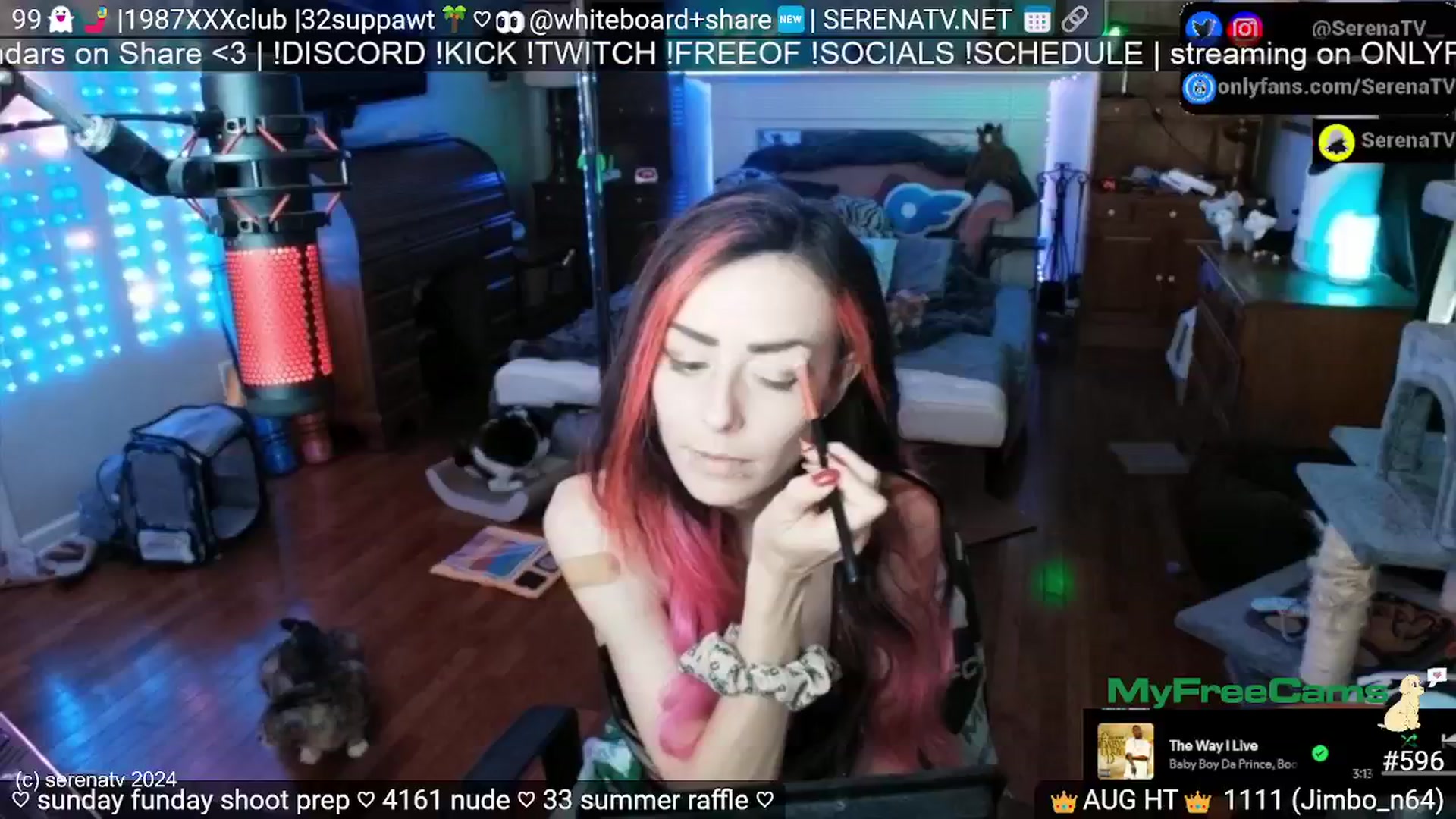 Gallery image thumbnail from serenatv's myfreecams stream on, 08/25/2024, 19:58 image 17 of 20