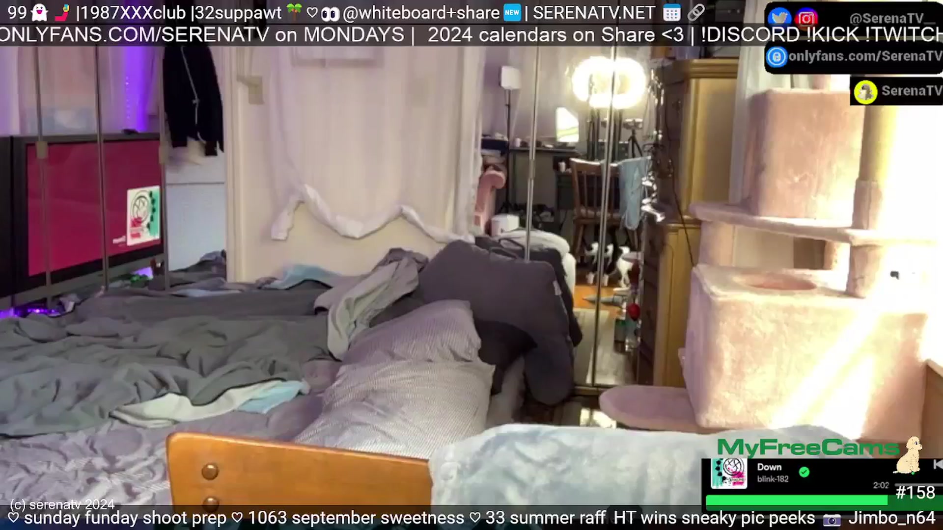 Gallery image thumbnail from serenatv's myfreecams stream on, 09/01/2024, 20:14 image 14 of 20