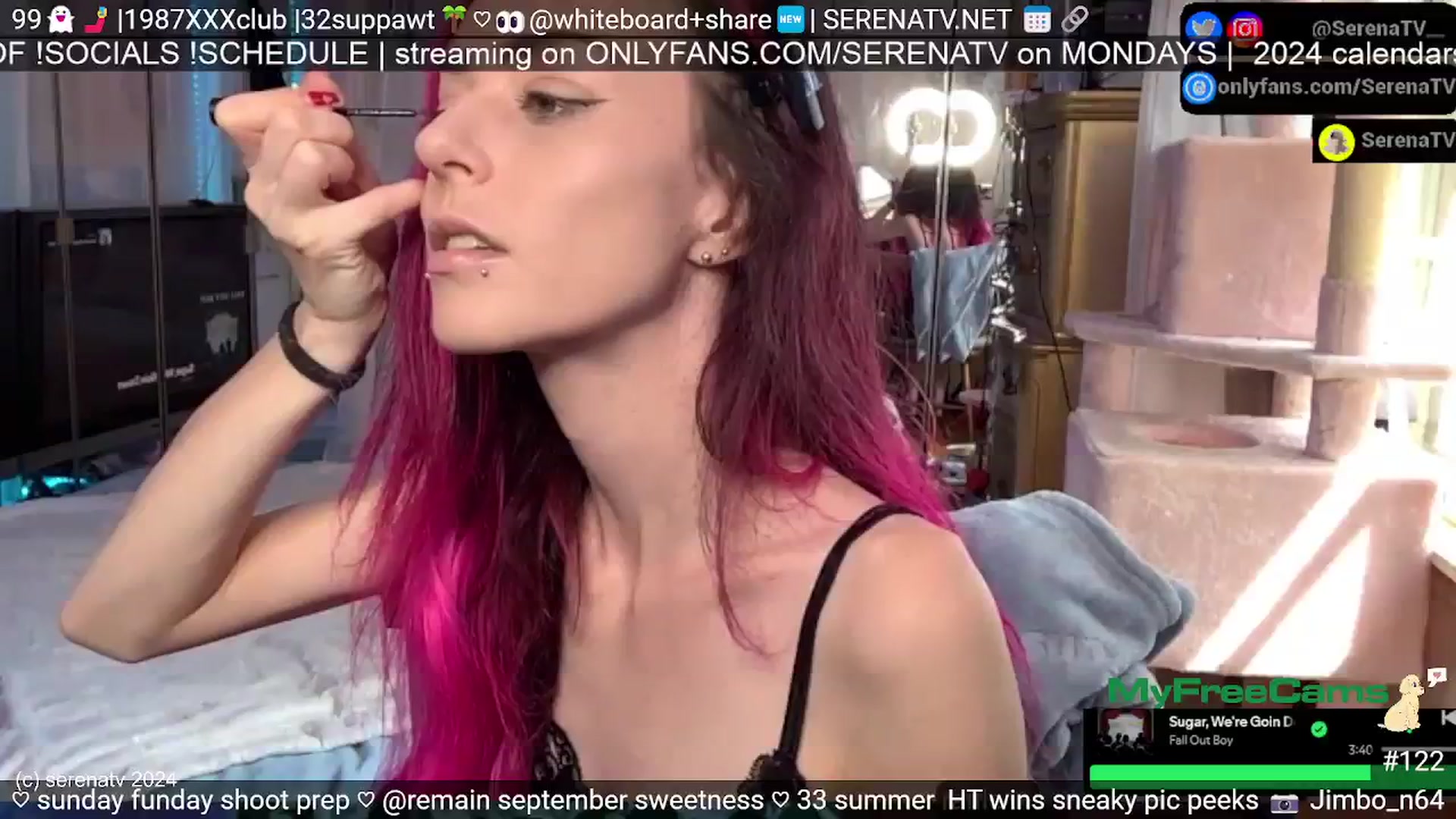 Gallery image thumbnail from serenatv's myfreecams stream on, 09/01/2024, 20:14 image 18 of 20
