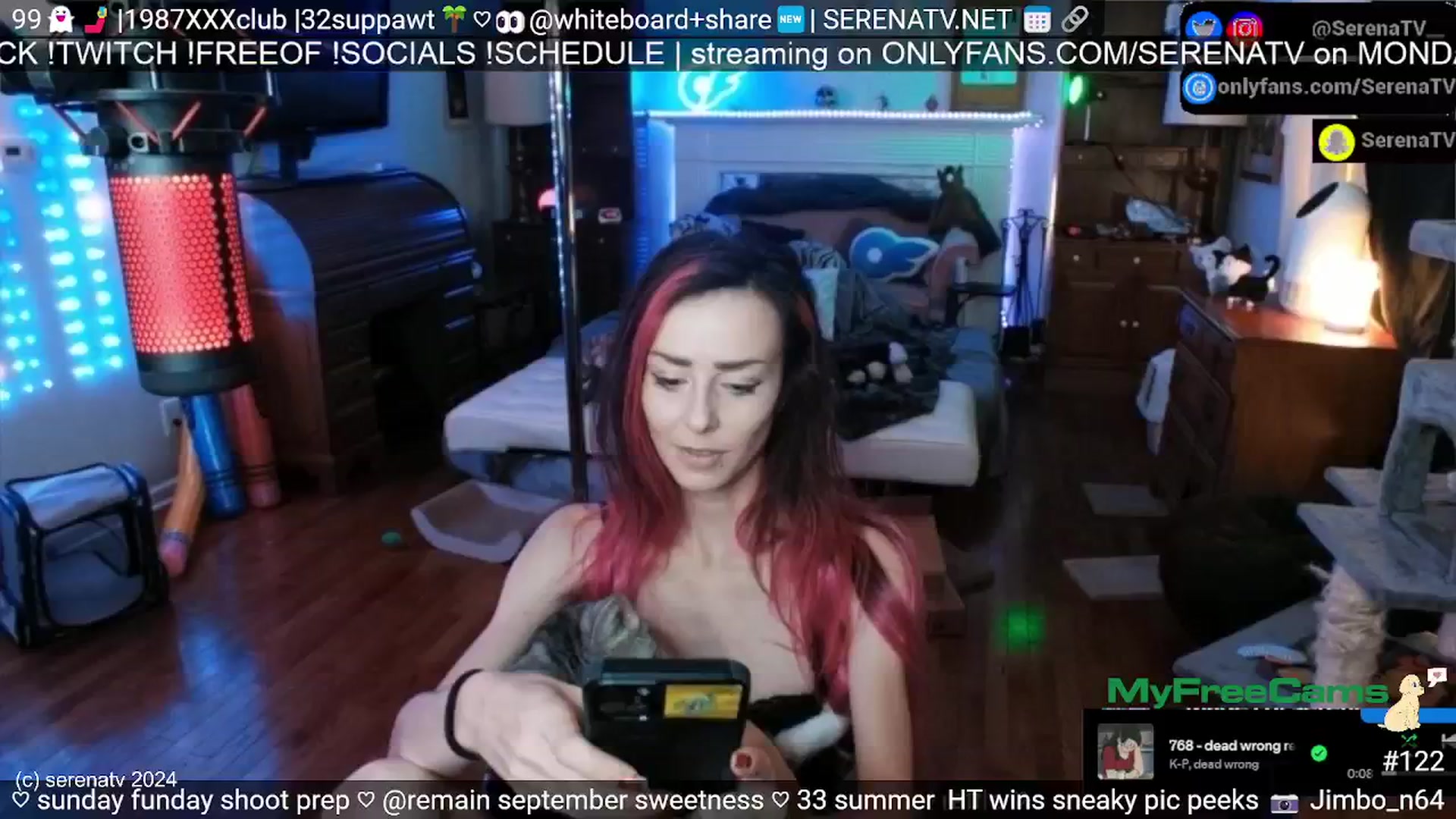 Gallery image thumbnail from serenatv's myfreecams stream on, 09/01/2024, 20:14 image 20 of 20