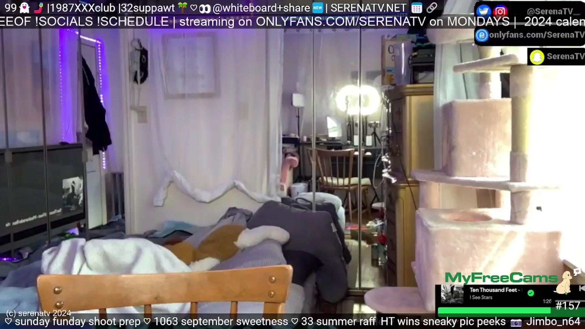 Gallery image thumbnail from serenatv's myfreecams stream on, 09/01/2024, 20:14 image 11 of 20