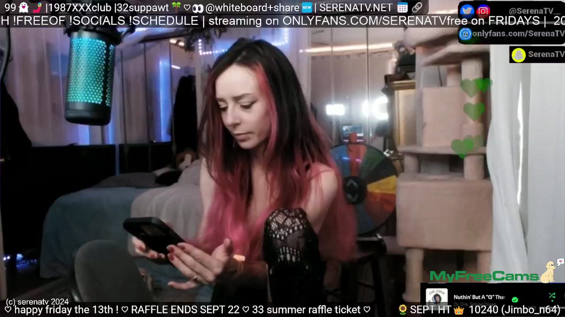 Gallery image thumbnail from serenatv's myfreecams stream on, 09/13/2024, 19:03 image 10 of 20