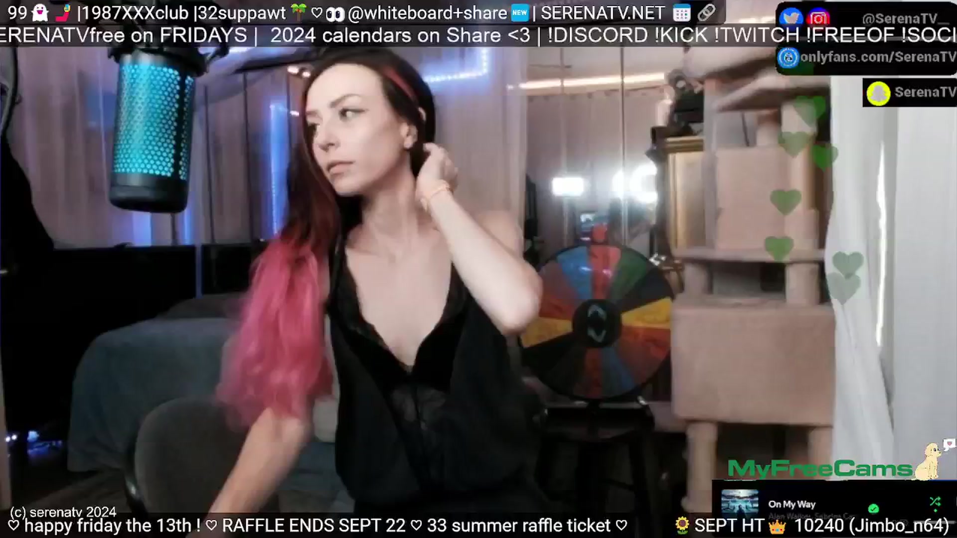 Gallery image thumbnail from serenatv's myfreecams stream on, 09/13/2024, 19:03 image 12 of 20