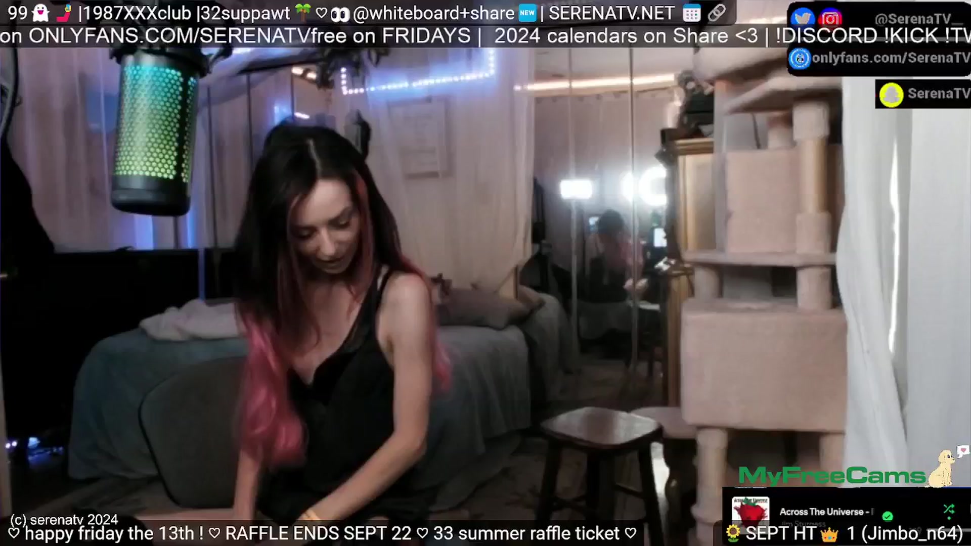 Gallery image thumbnail from serenatv's myfreecams stream on, 09/13/2024, 19:03 image 7 of 20
