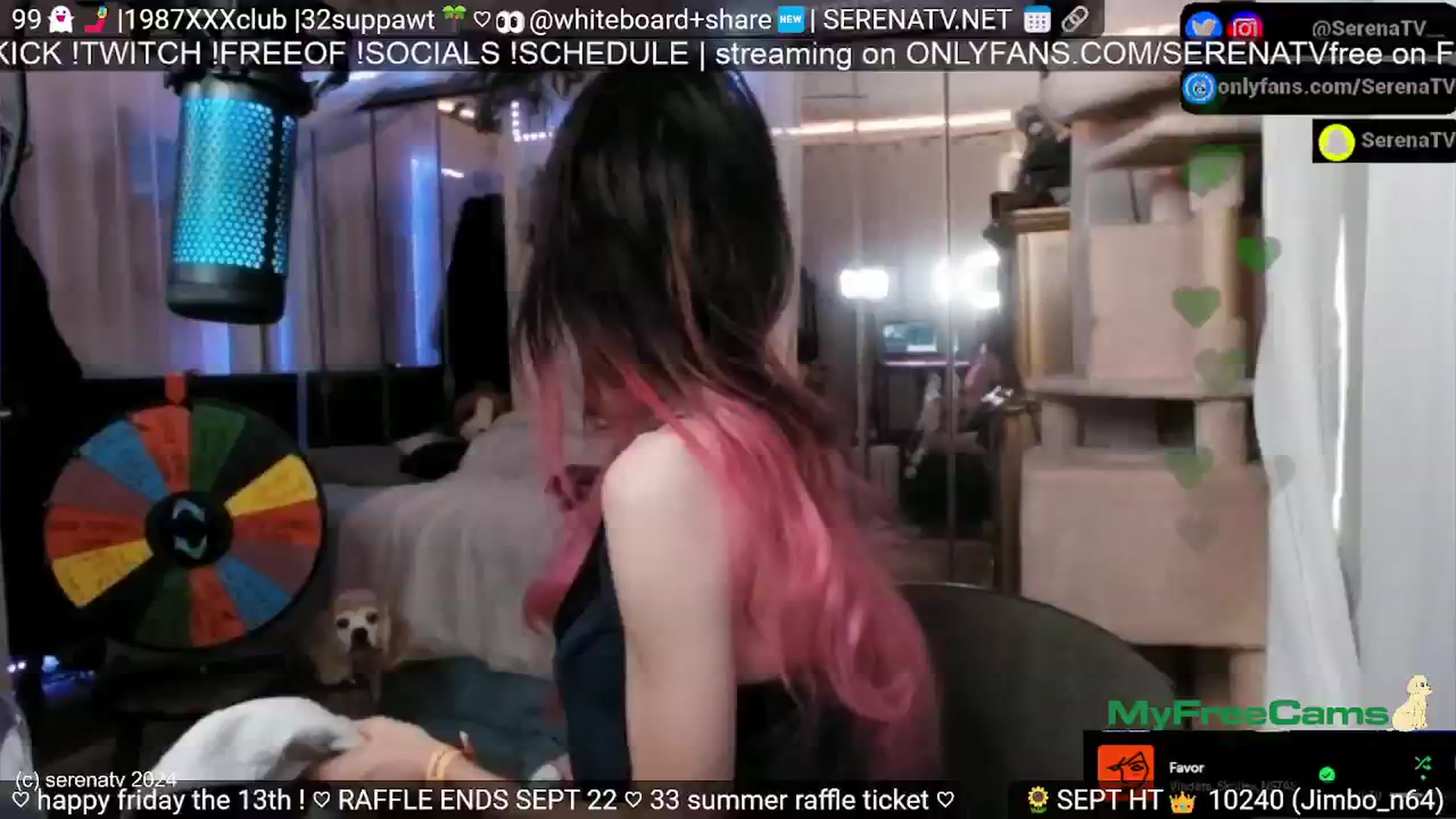 Gallery image thumbnail from serenatv's myfreecams stream on, 09/13/2024, 19:03 image 14 of 20