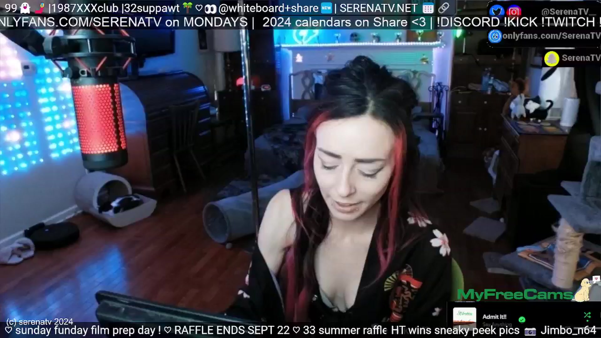 Gallery image thumbnail from serenatv's myfreecams stream on, 09/15/2024, 20:02 image 12 of 20