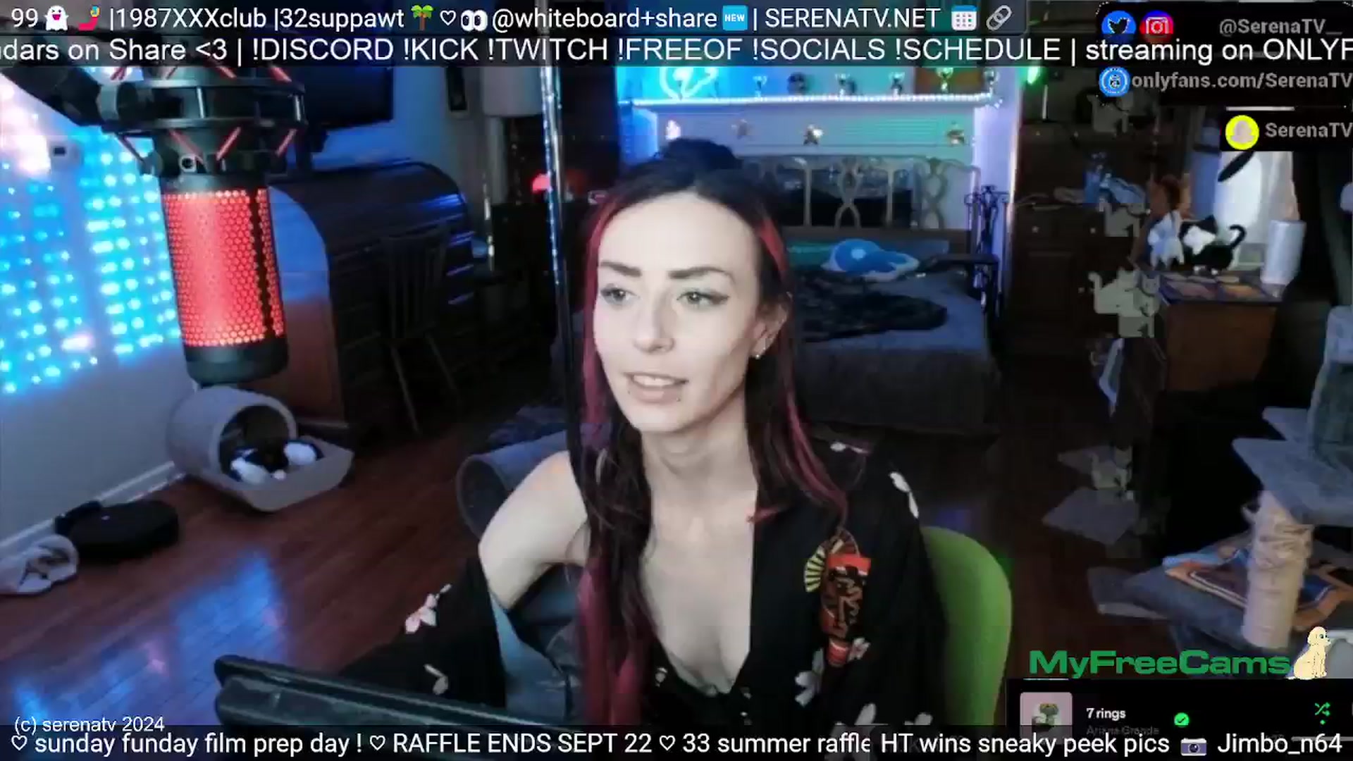 Gallery image thumbnail from serenatv's myfreecams stream on, 09/15/2024, 20:02 image 16 of 20