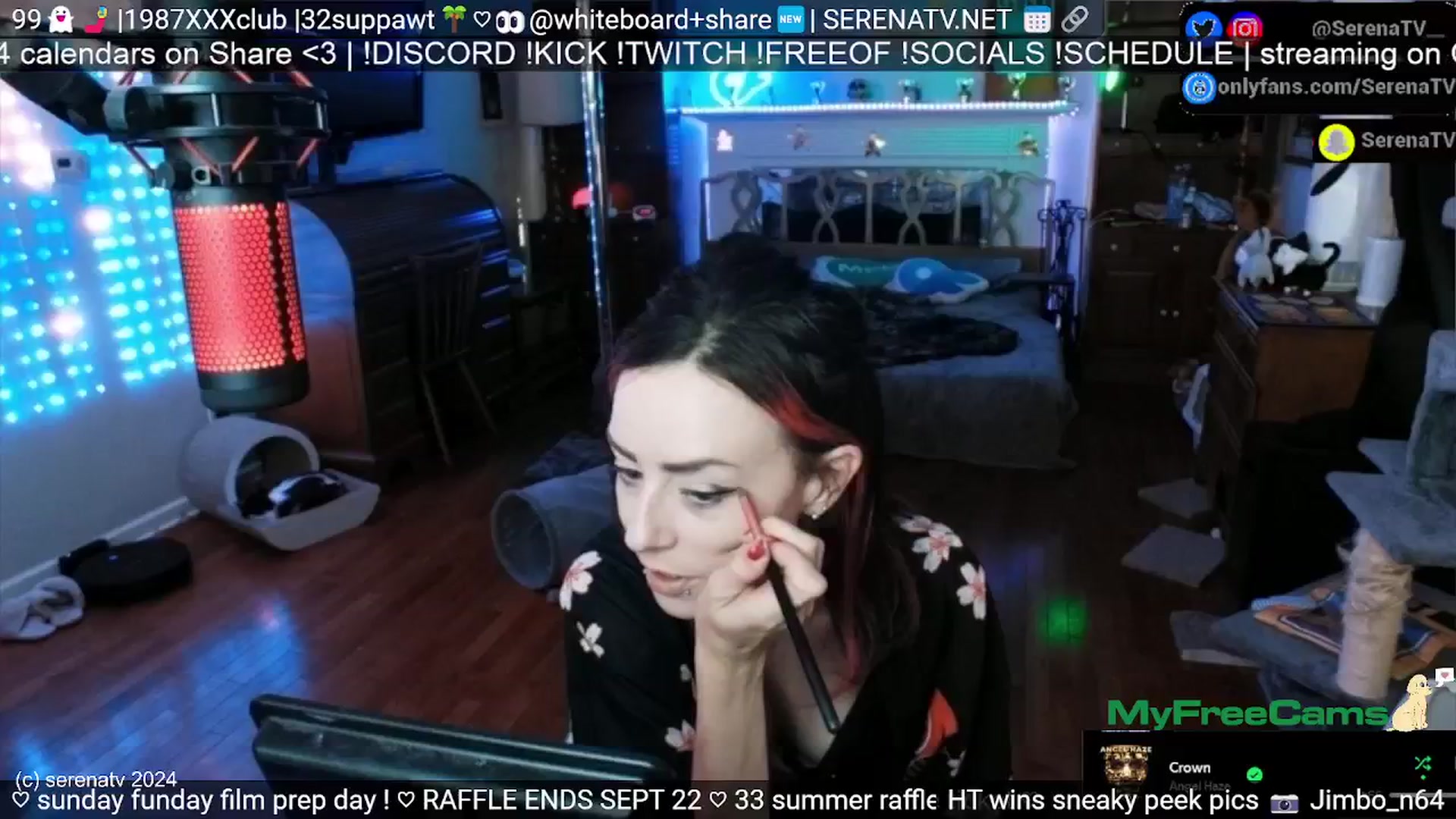 Gallery image thumbnail from serenatv's myfreecams stream on, 09/15/2024, 20:02 image 10 of 20