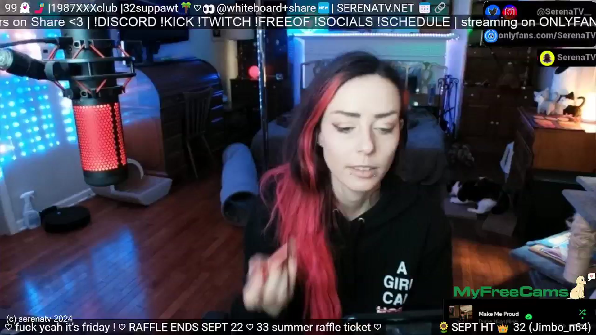 Gallery image thumbnail from serenatv's myfreecams stream on, 09/20/2024, 19:06 image 12 of 20