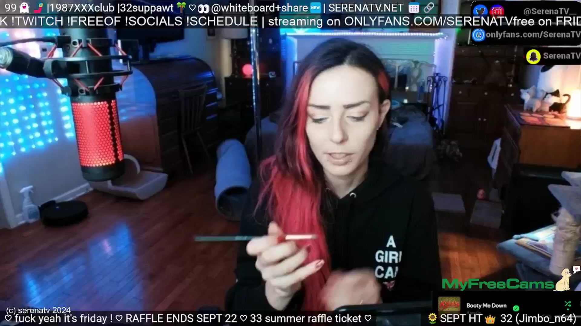 Gallery image thumbnail from serenatv's myfreecams stream on, 09/20/2024, 19:06 image 11 of 20