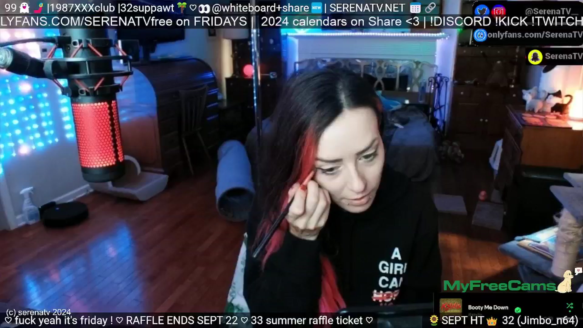 Gallery image thumbnail from serenatv's myfreecams stream on, 09/20/2024, 19:06 image 9 of 20