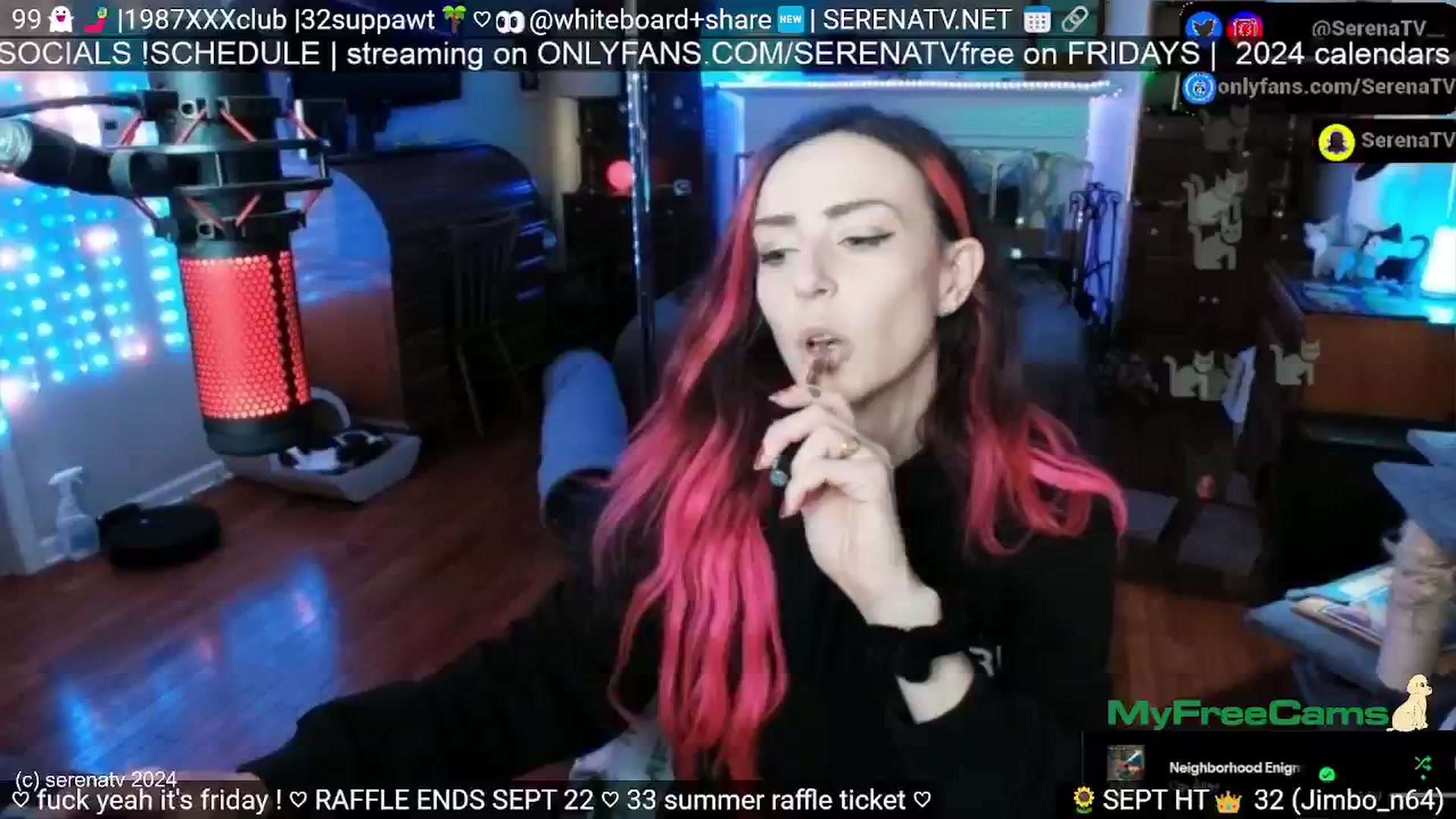 Gallery image thumbnail from serenatv's myfreecams stream on, 09/20/2024, 19:06 image 20 of 20