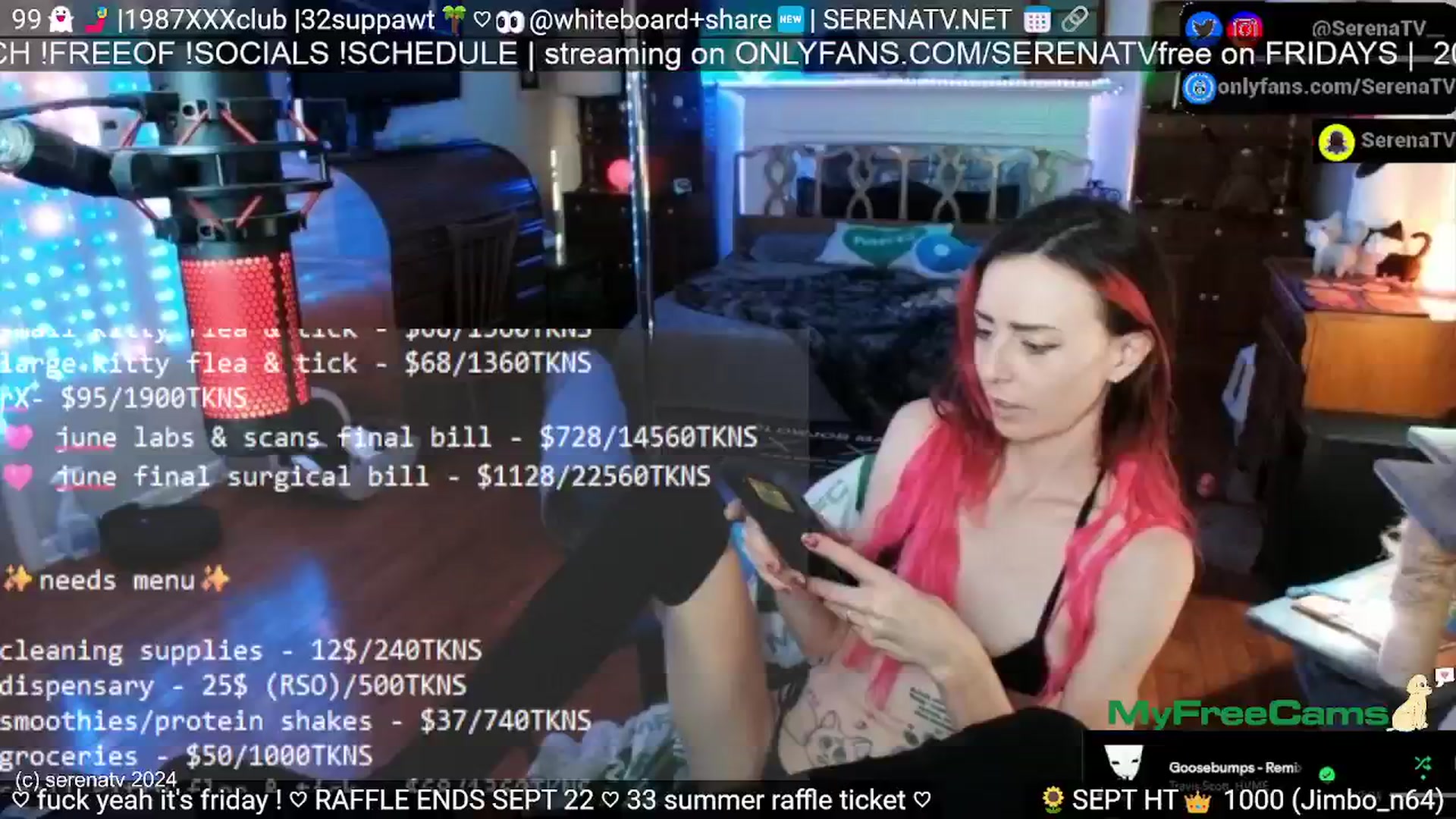 Gallery image thumbnail from serenatv's myfreecams stream on, 09/20/2024, 19:48 image 11 of 20