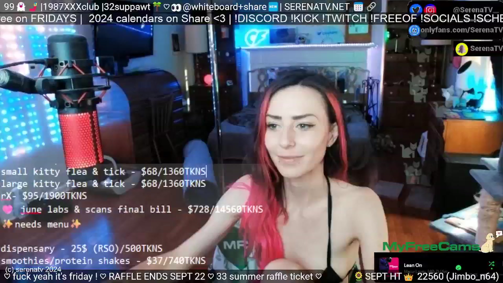 Gallery image thumbnail from serenatv's myfreecams stream on, 09/20/2024, 19:48 image 20 of 20