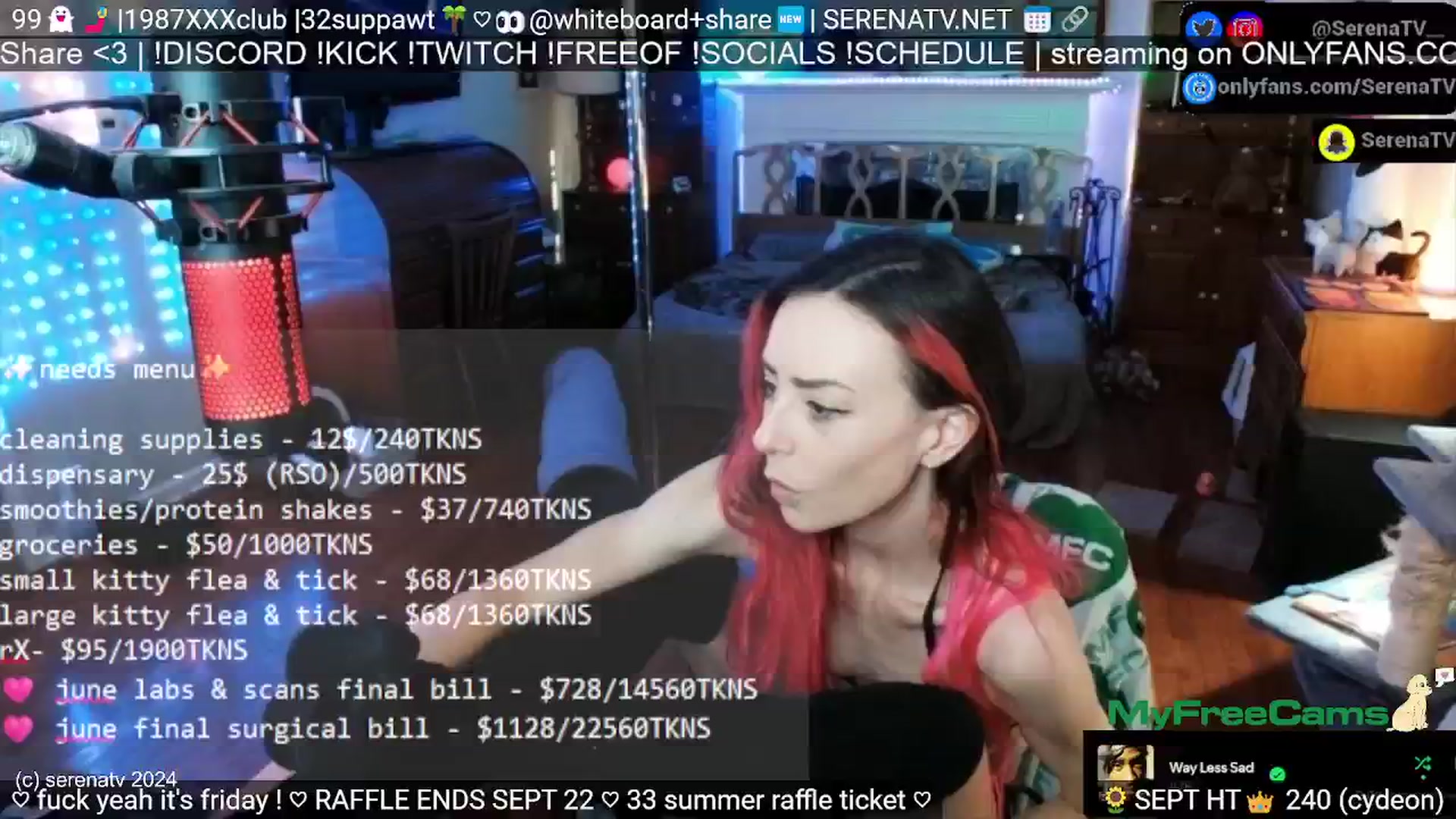 Gallery image thumbnail from serenatv's myfreecams stream on, 09/20/2024, 19:48 image 9 of 20