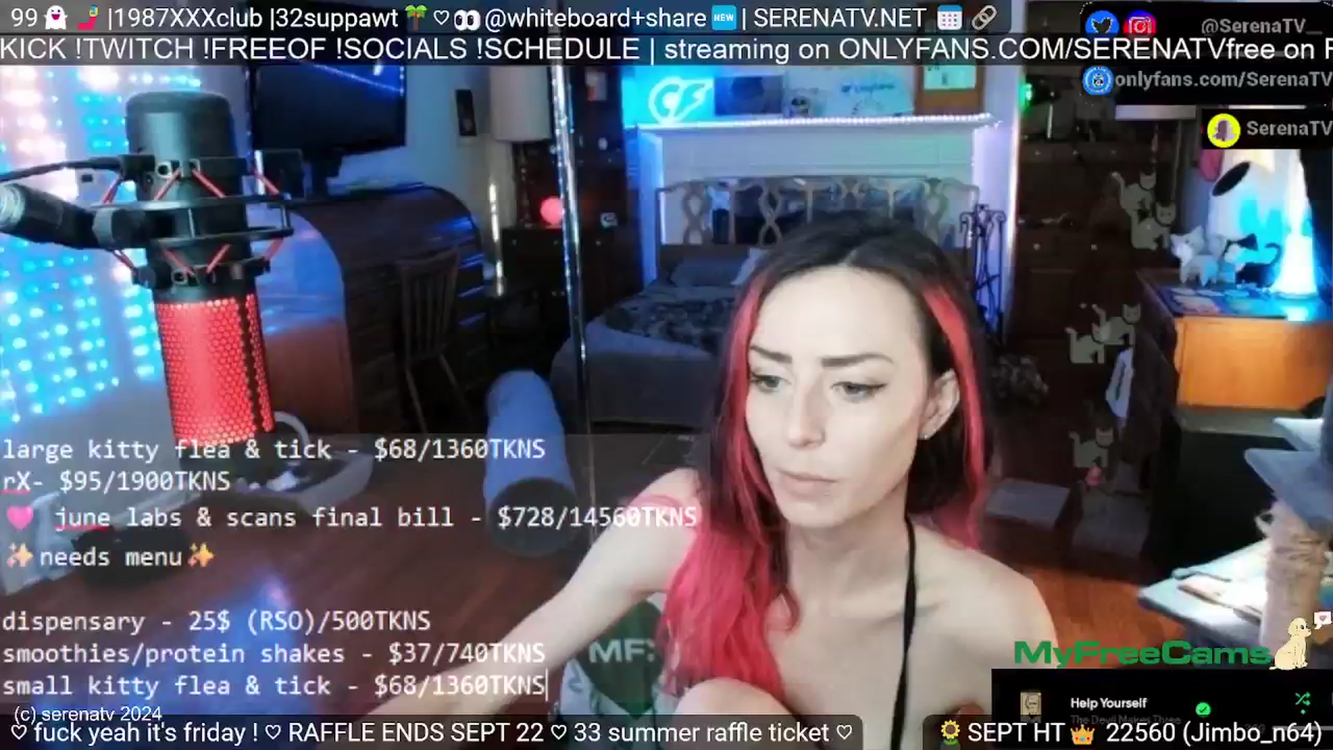 Gallery image thumbnail from serenatv's myfreecams stream on, 09/20/2024, 19:48 image 19 of 20