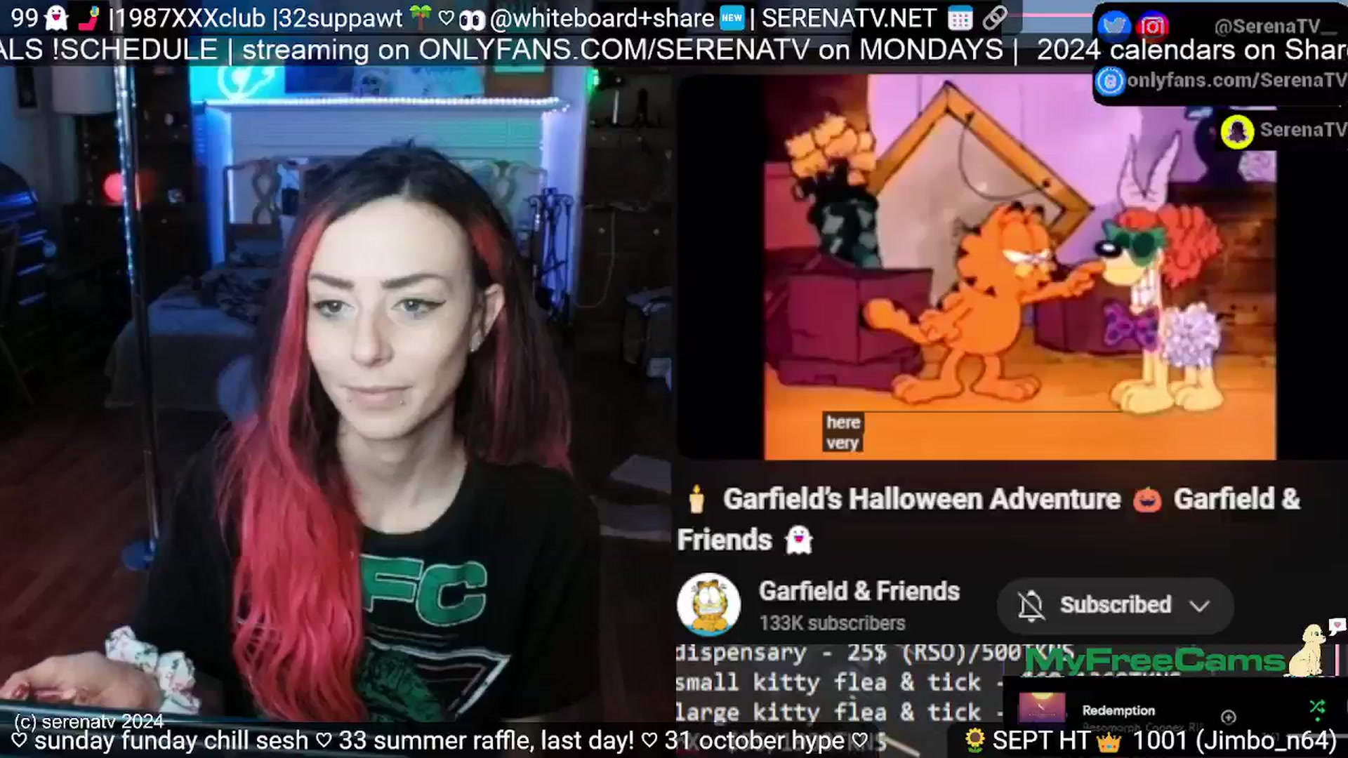 Gallery image thumbnail from serenatv's myfreecams stream on, 09/22/2024, 20:25 image 8 of 20