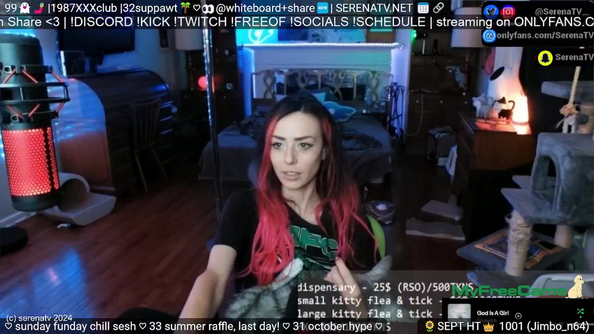 Gallery image thumbnail from serenatv's myfreecams stream on, 09/22/2024, 20:25 image 20 of 20
