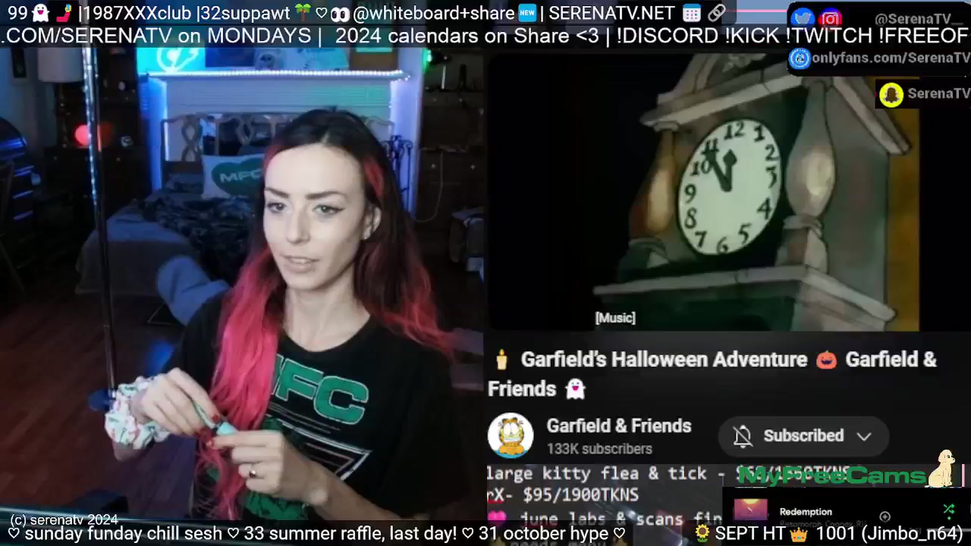 Gallery image thumbnail from serenatv's myfreecams stream on, 09/22/2024, 20:25 image 15 of 20