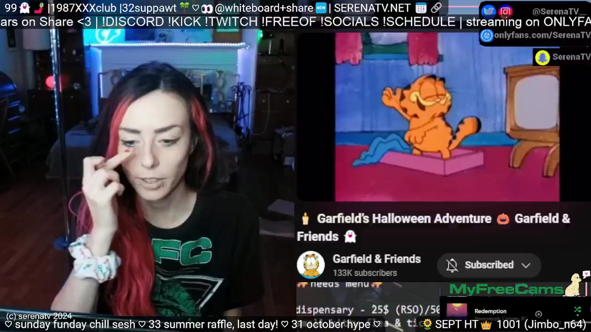 Gallery image thumbnail from serenatv's myfreecams stream on, 09/22/2024, 20:25 image 5 of 20