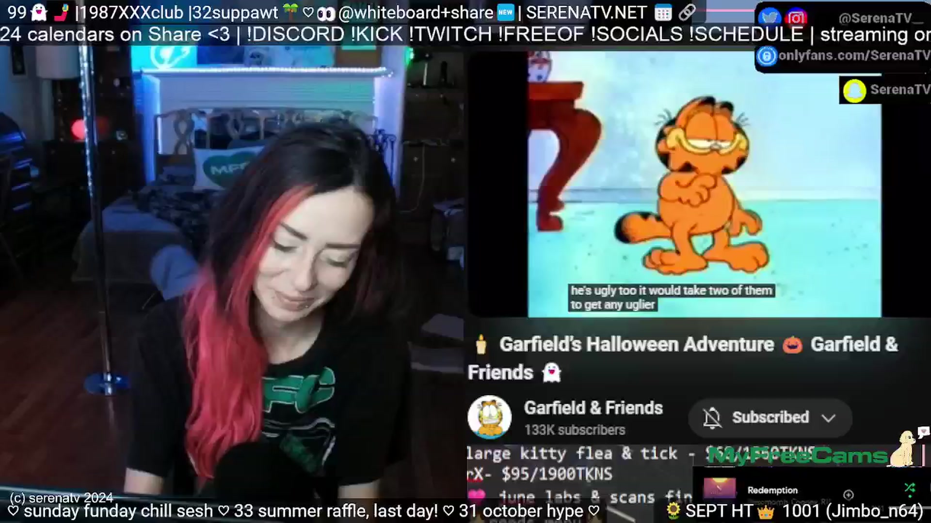 Gallery image thumbnail from serenatv's myfreecams stream on, 09/22/2024, 20:25 image 7 of 20