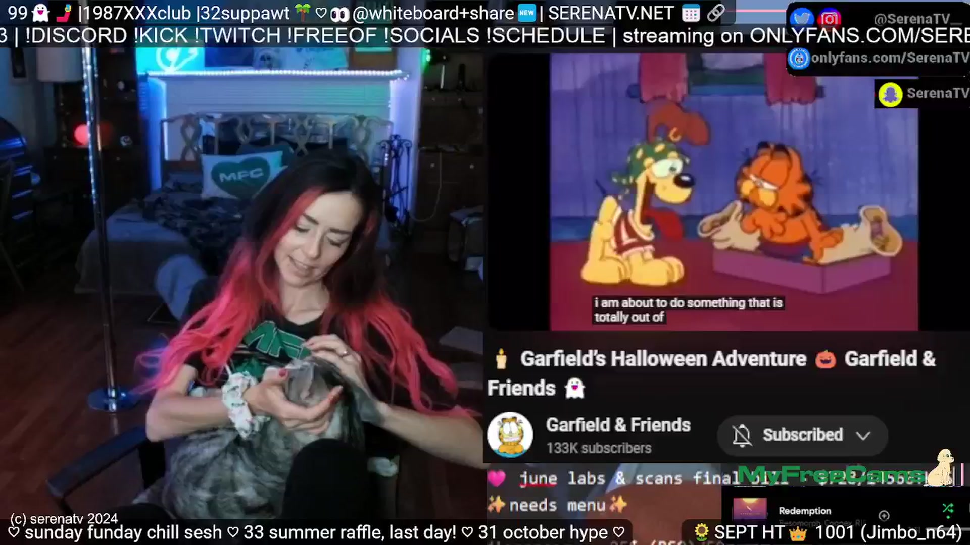 Gallery image thumbnail from serenatv's myfreecams stream on, 09/22/2024, 20:25 image 18 of 20