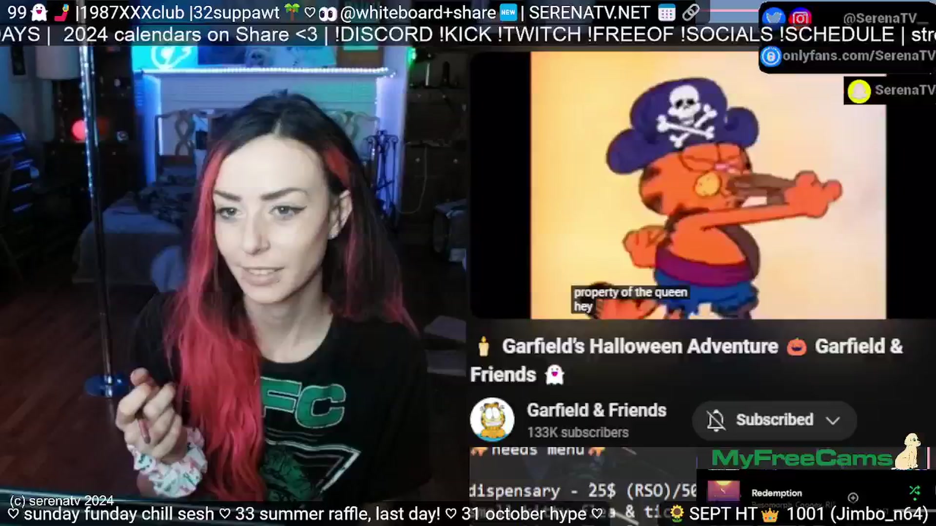 Gallery image thumbnail from serenatv's myfreecams stream on, 09/22/2024, 20:25 image 9 of 20
