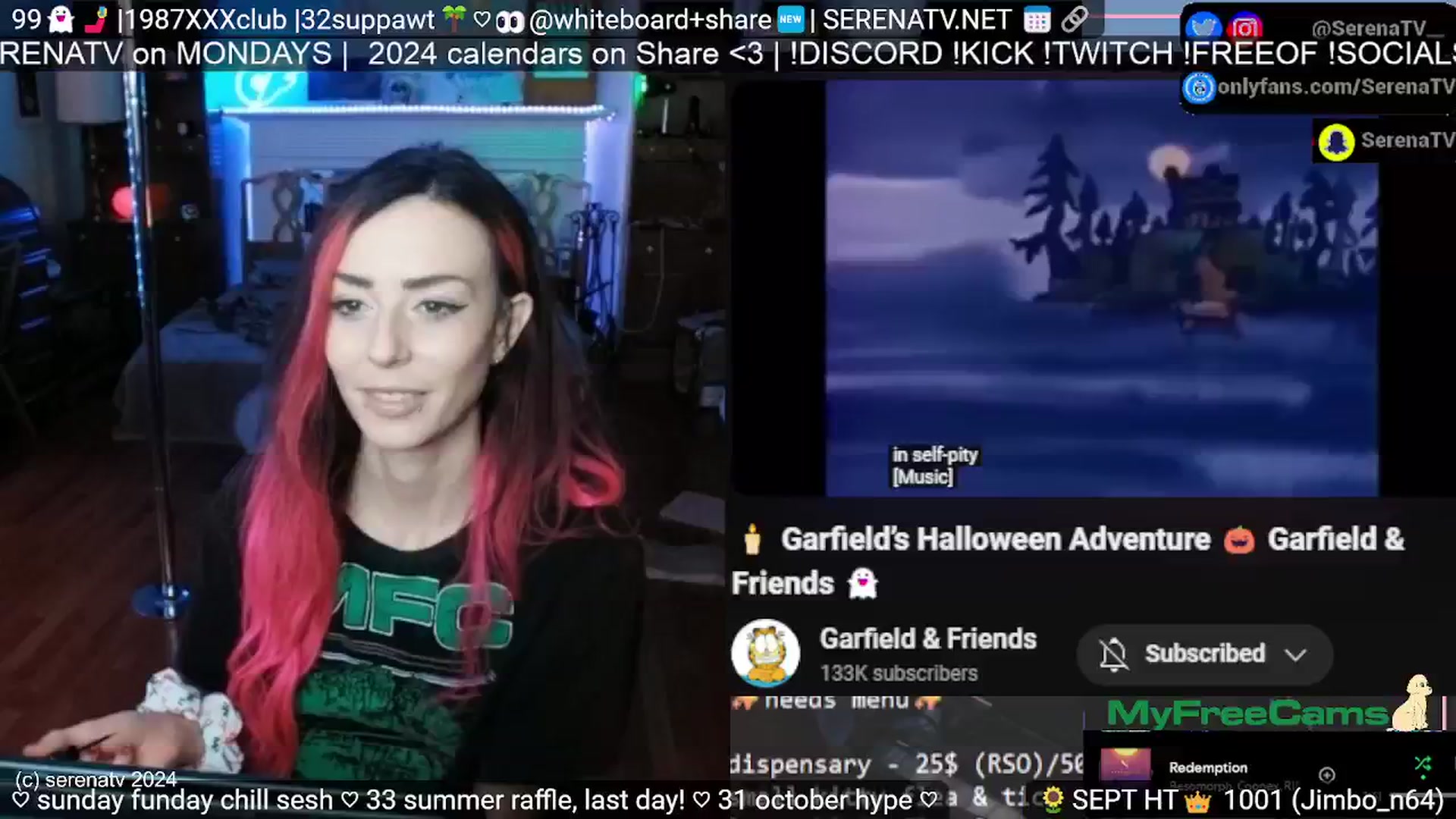 Gallery image thumbnail from serenatv's myfreecams stream on, 09/22/2024, 20:25 image 13 of 20