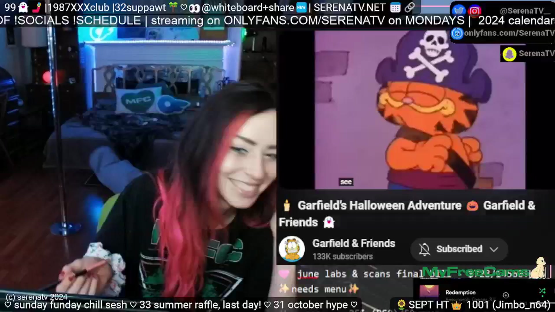 Gallery image thumbnail from serenatv's myfreecams stream on, 09/22/2024, 20:25 image 10 of 20
