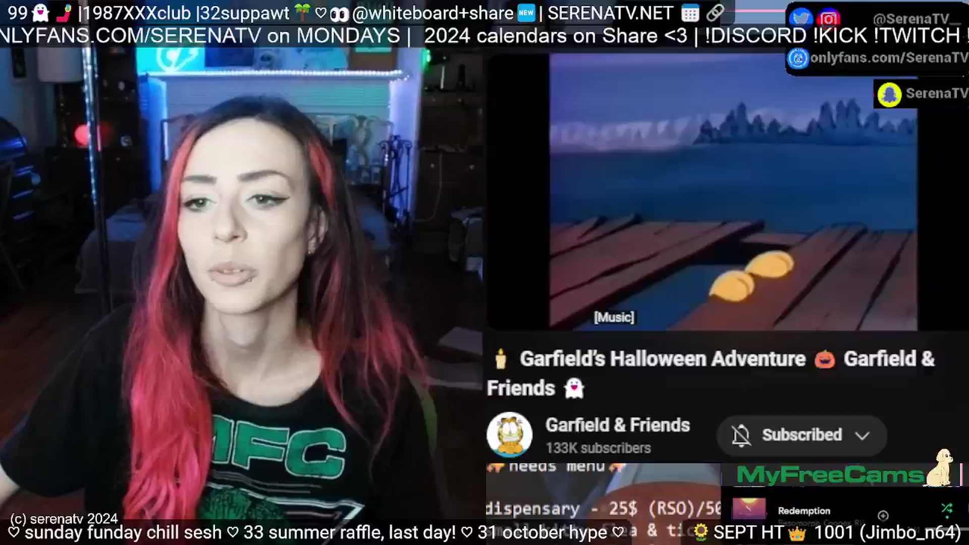 Gallery image thumbnail from serenatv's myfreecams stream on, 09/22/2024, 20:25 image 17 of 20