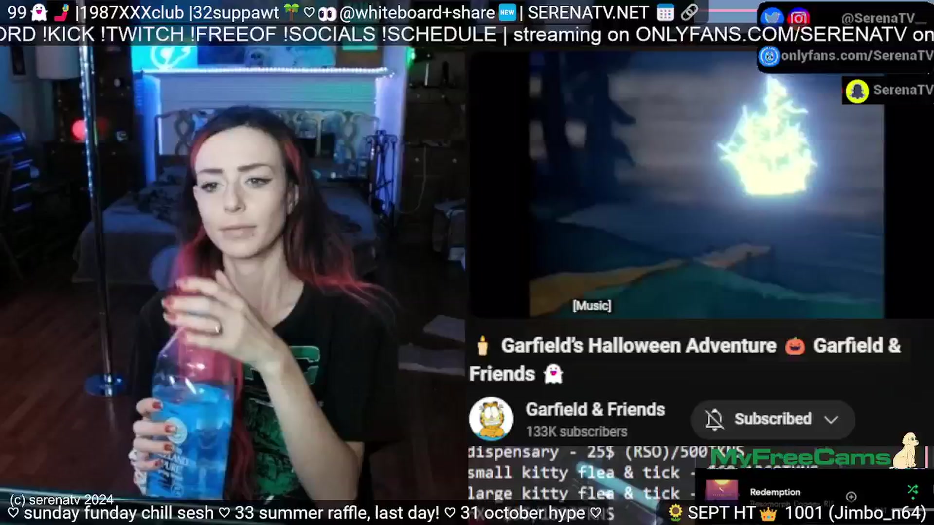 Gallery image thumbnail from serenatv's myfreecams stream on, 09/22/2024, 20:25 image 16 of 20