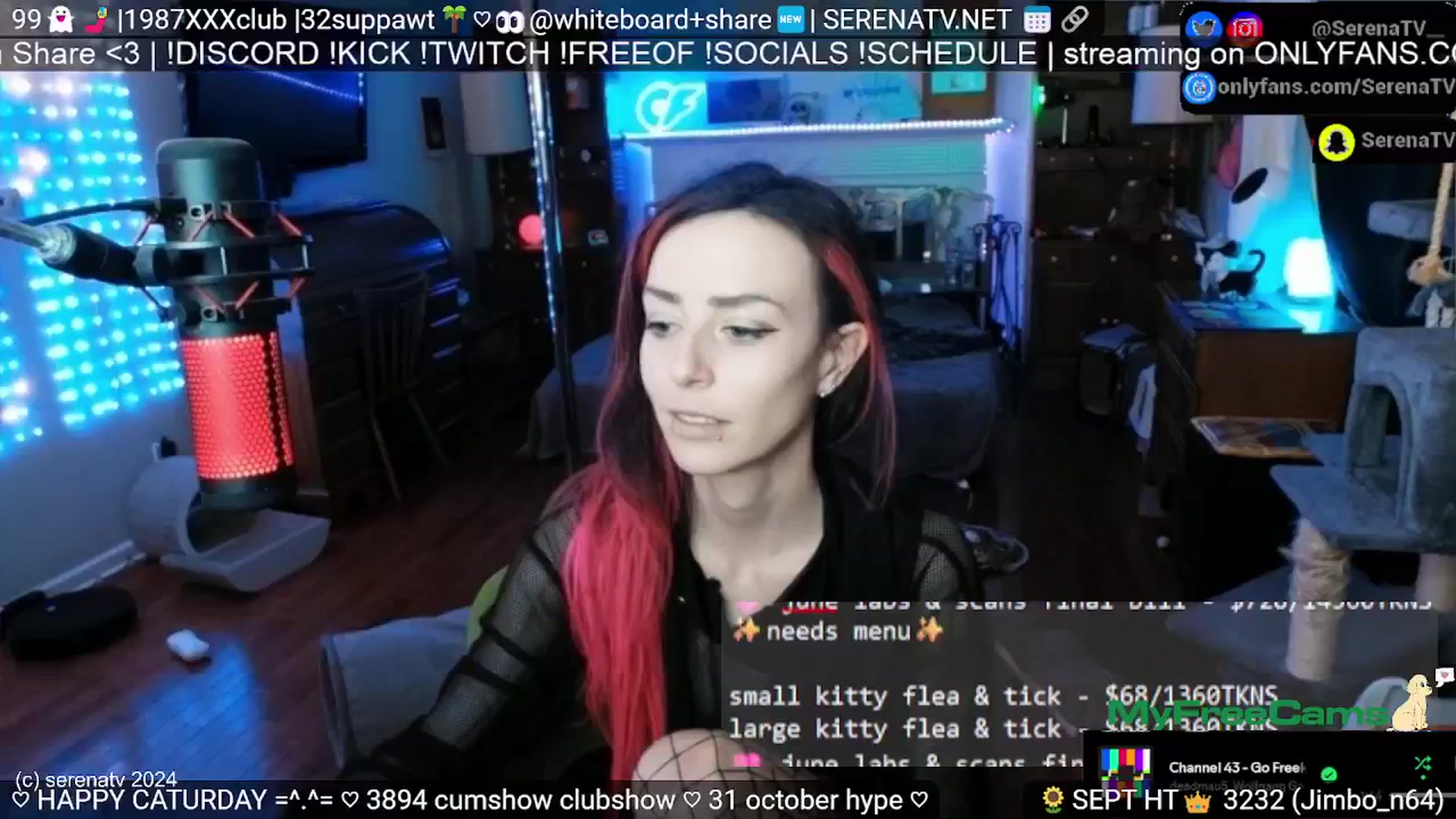 Gallery image thumbnail from serenatv's myfreecams stream on, 09/28/2024, 20:07 image 16 of 20