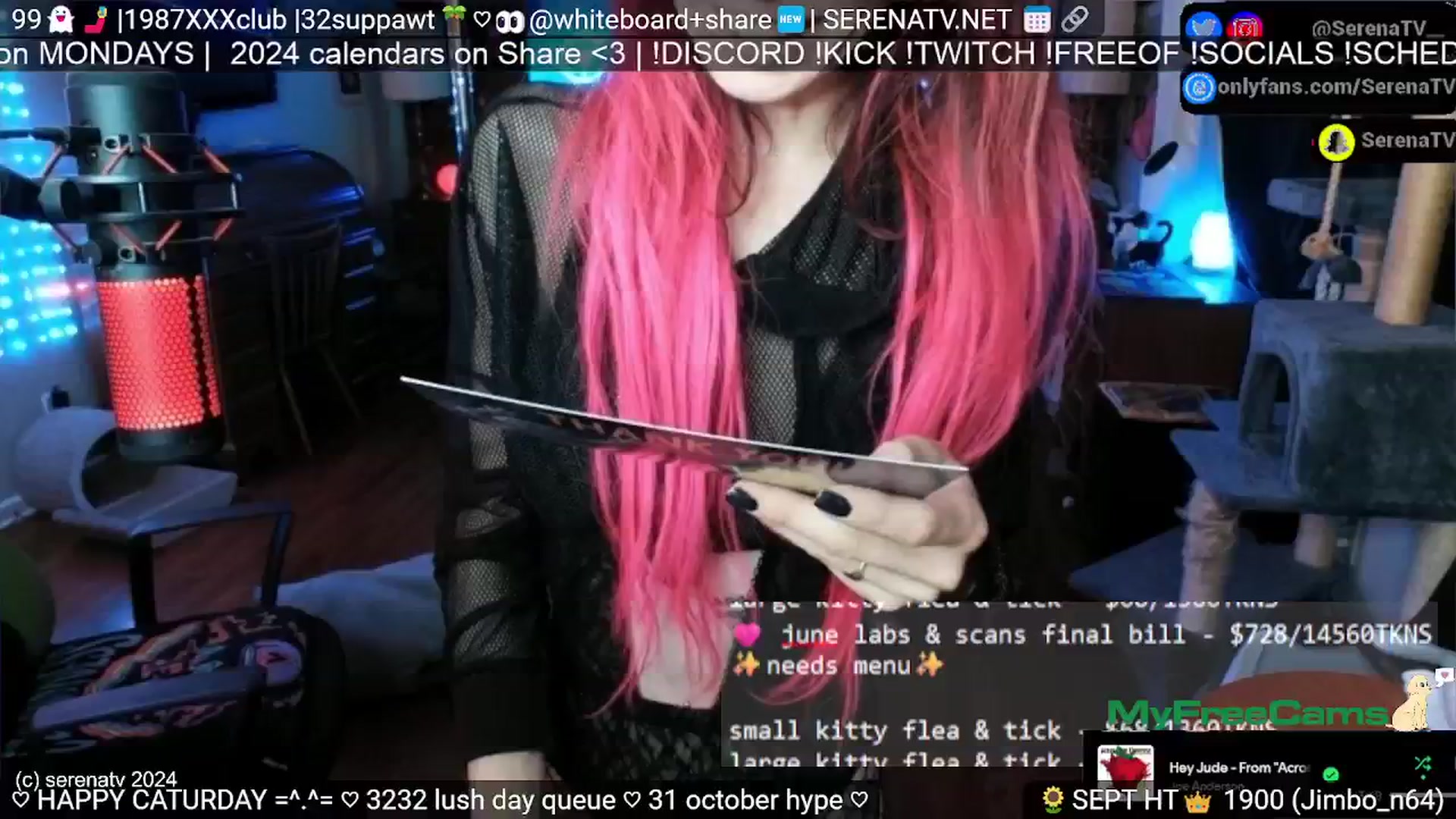 Gallery image thumbnail from serenatv's myfreecams stream on, 09/28/2024, 20:07 image 4 of 20