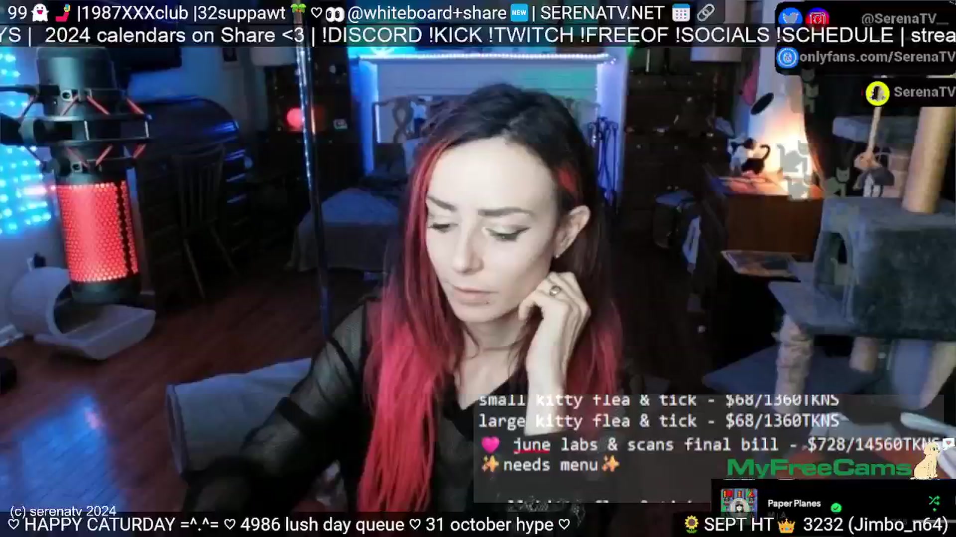 Gallery image thumbnail from serenatv's myfreecams stream on, 09/28/2024, 20:07 image 8 of 20