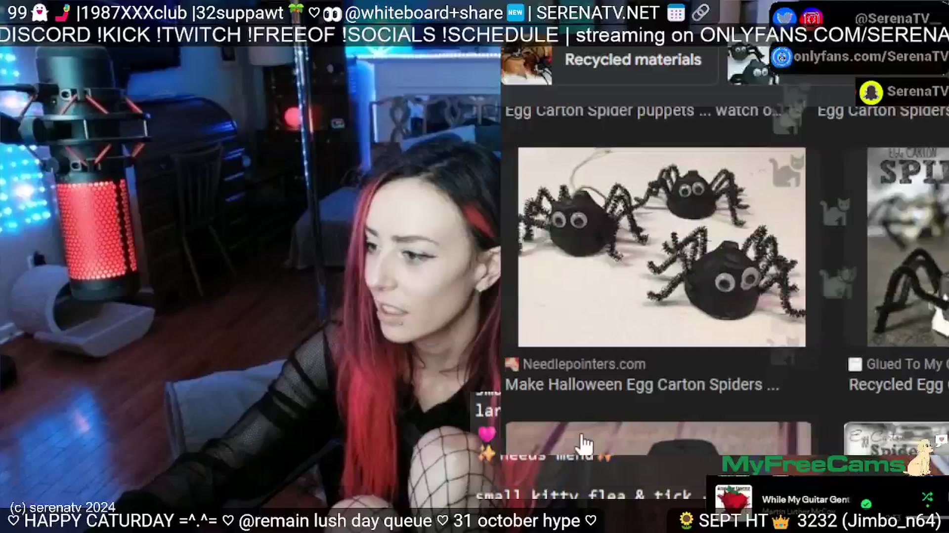 Gallery image thumbnail from serenatv's myfreecams stream on, 09/28/2024, 20:07 image 7 of 20