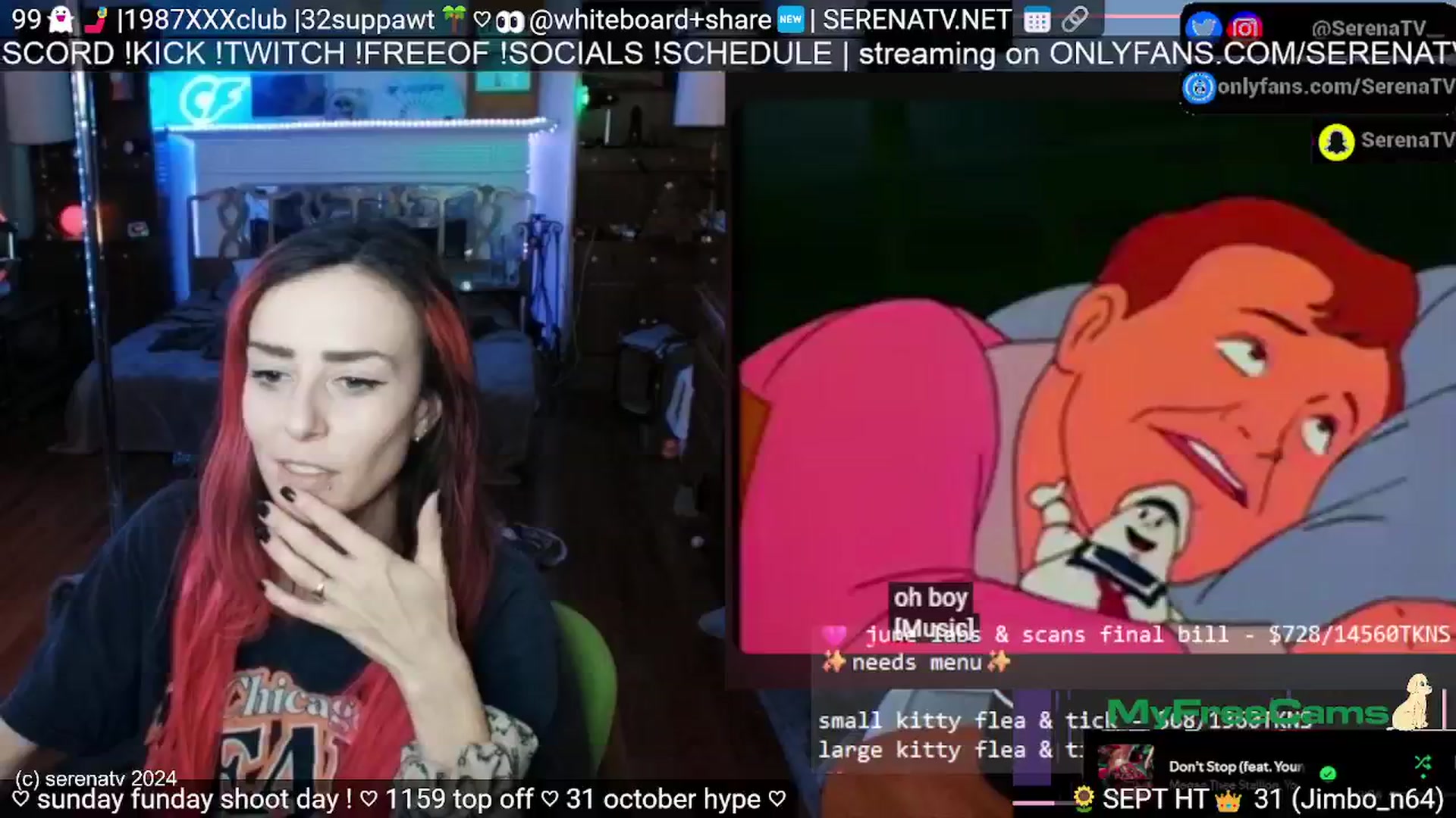 Gallery image thumbnail from serenatv's myfreecams stream on, 09/29/2024, 20:03 image 2 of 20