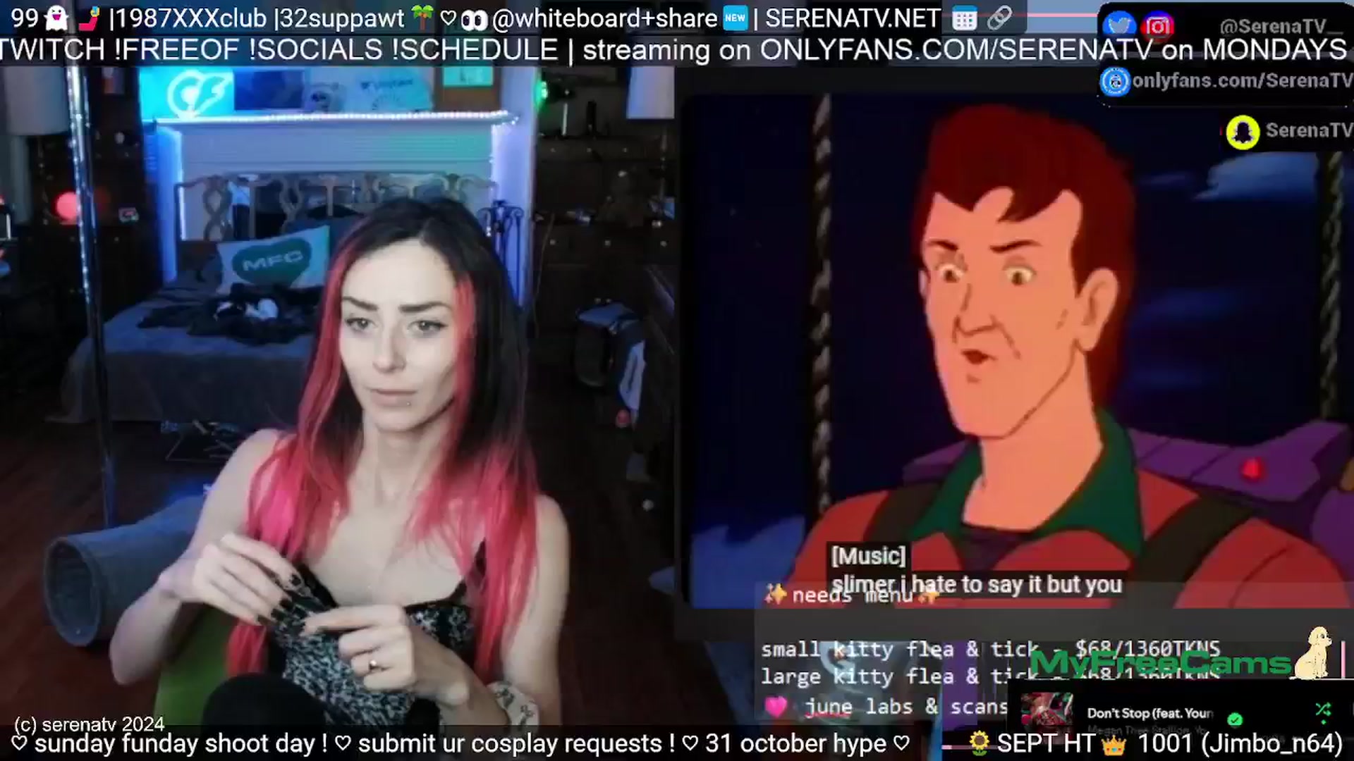 Gallery image thumbnail from serenatv's myfreecams stream on, 09/29/2024, 20:03 image 16 of 20